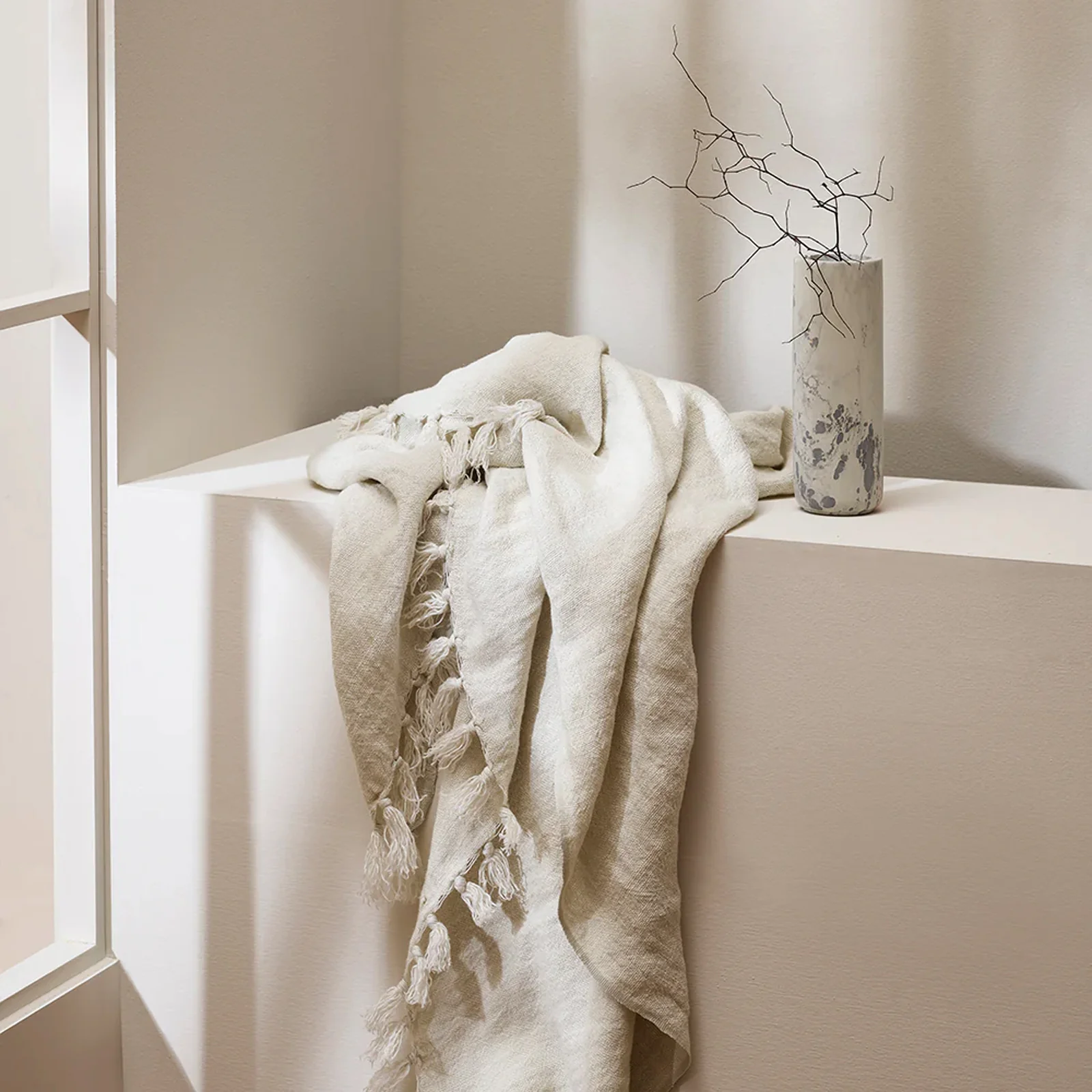 Genuine Millhouse Throw Almond Fine