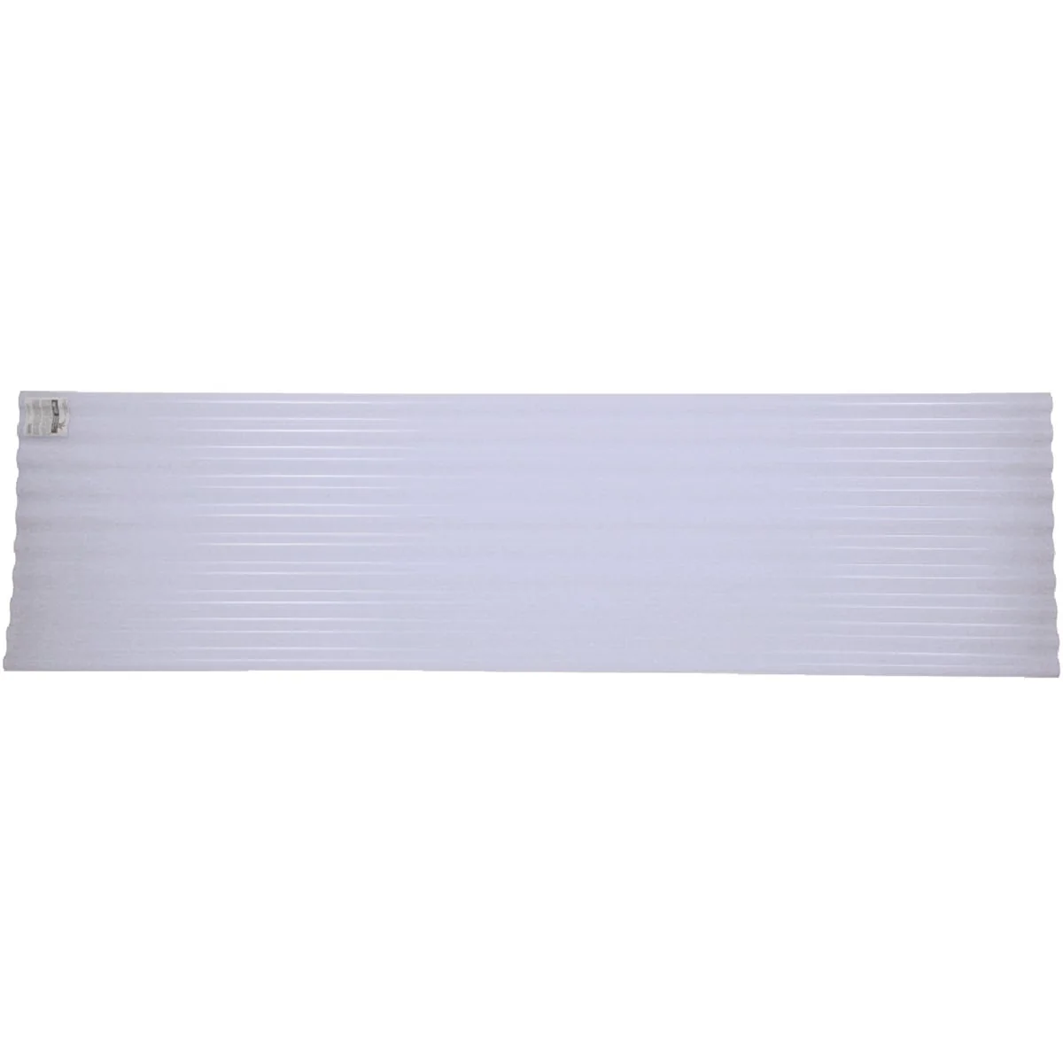 First-Class Tuftex Seacoaster 26 In. x 12 Ft. Crystal Clear w Light Blue Tint Round Wave Vinyl Corrugated Panels Modern