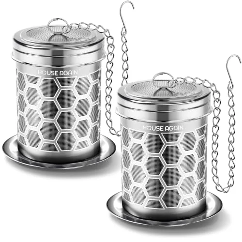 Optimized 2 Pack Tea Strainers for Loose Tea Minimalist