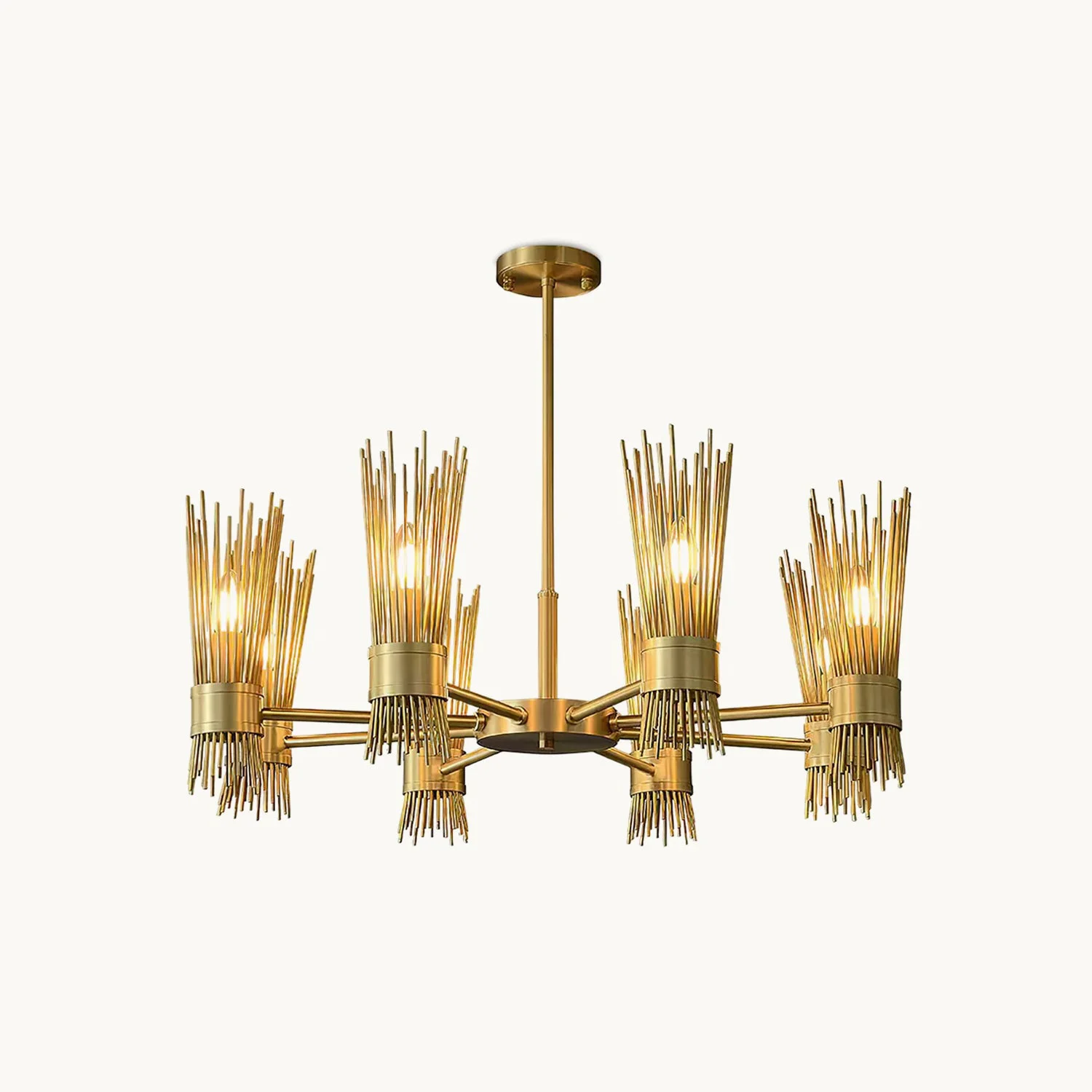 Artisan Modern Wagon Wheel Chandelier Practical