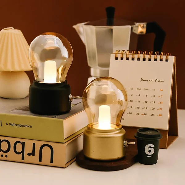 Original Design Creative Retro USB Rechargeable LED Atmosphere Light Classic