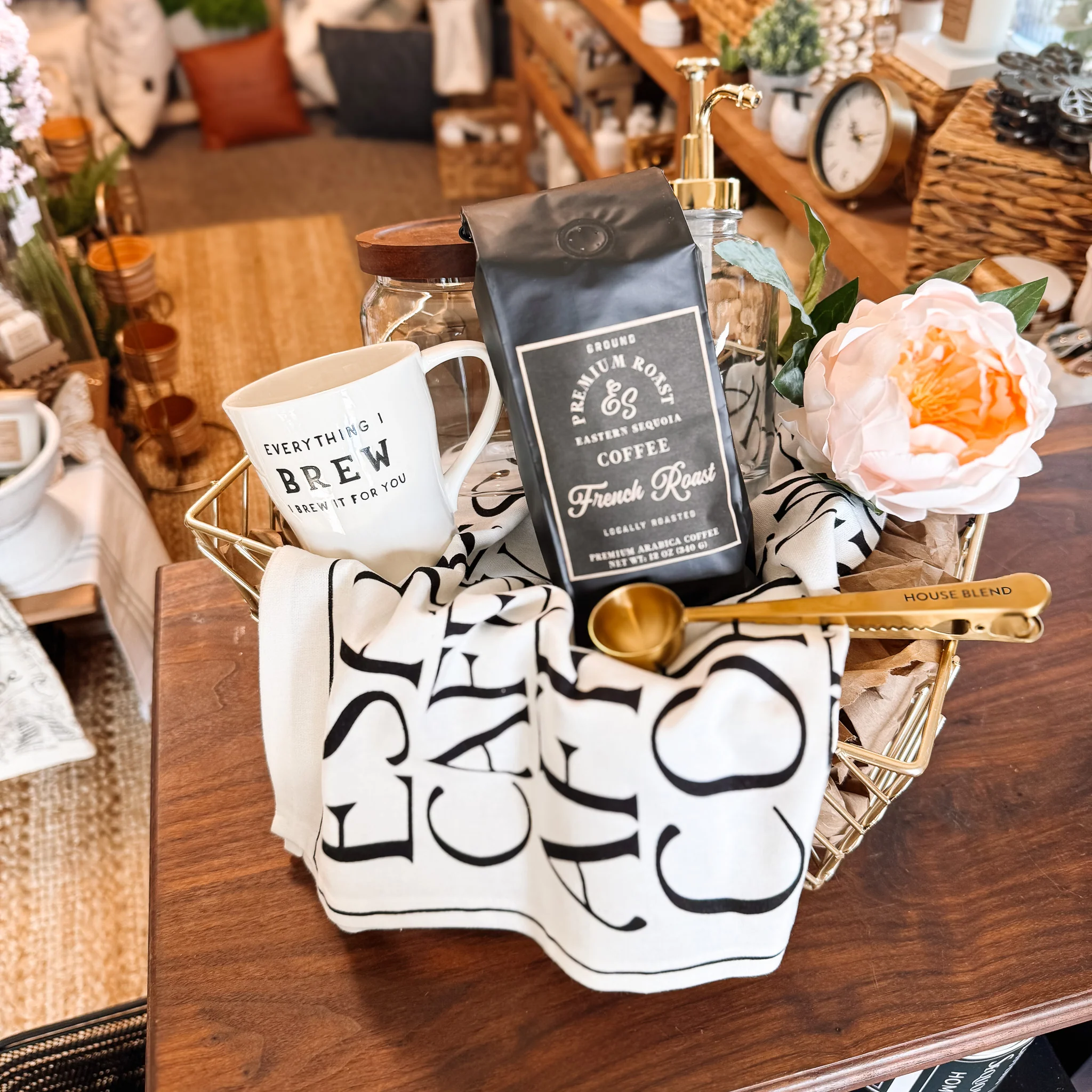 Elegant Coffee Queen Mother’s Day Gift Basket Powerful
