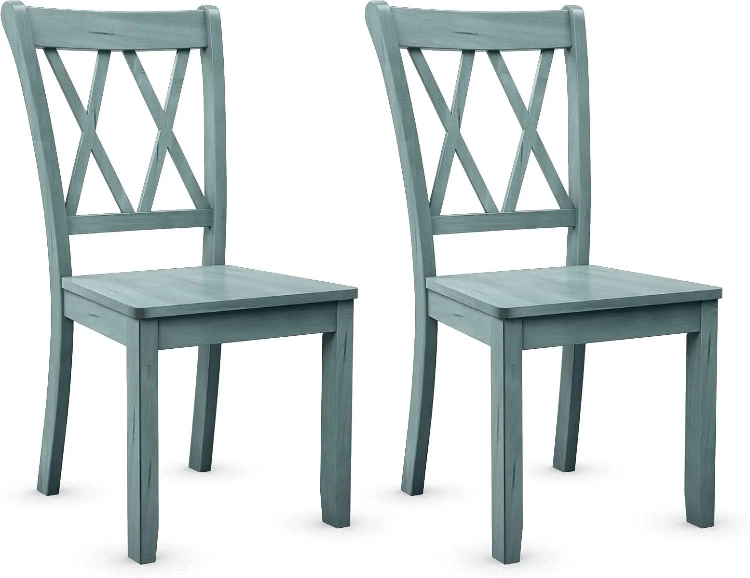 Consistent 2 Rubberwood Dining Chairs With Ergonomic Backrest Long-Lasting
