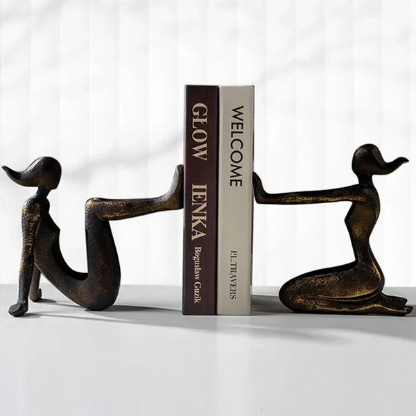Genuine Modern Thinker Girl Statue – Abstract Character Home Decor User-Friendly