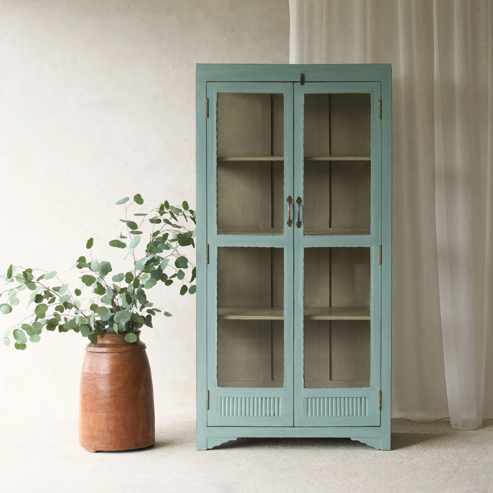 Verified Vintage Large Cabinet Jade Long-Lasting
