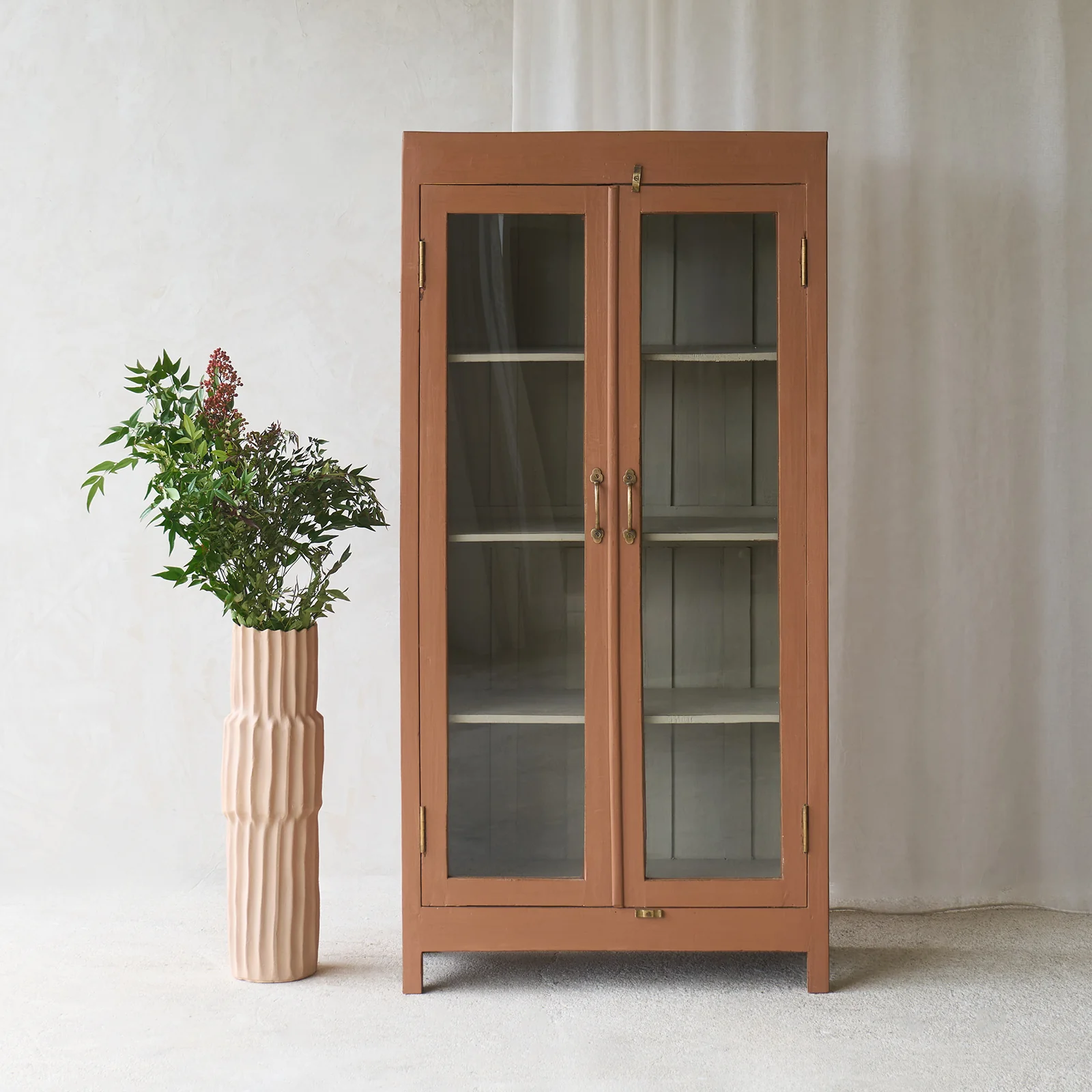 Pure Vintage Large Cabinet Coral Fine Crafted