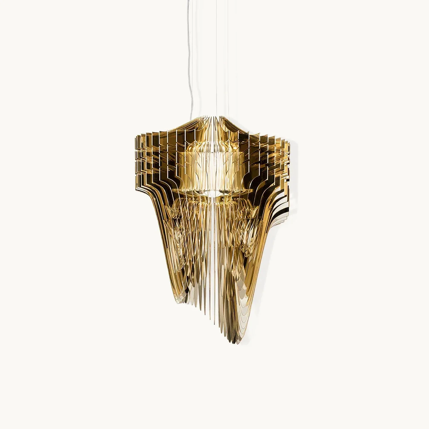 First-Class Aria Gold Suspension Lamp Stylish