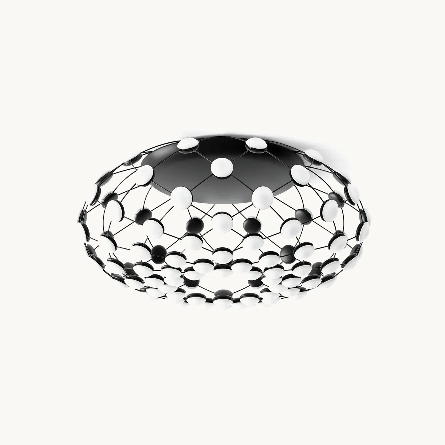 Fast Black And White Mesh Ceiling Lamp High-Quality