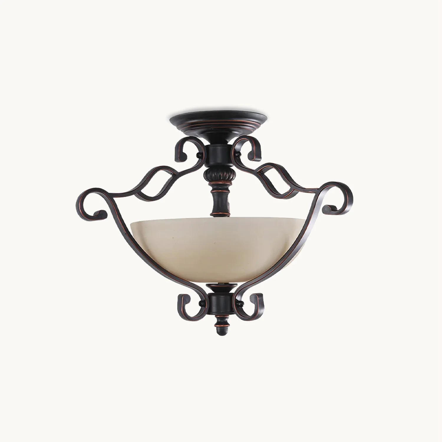 Elite Retro Porch Iron Ceiling Lamp Artisan