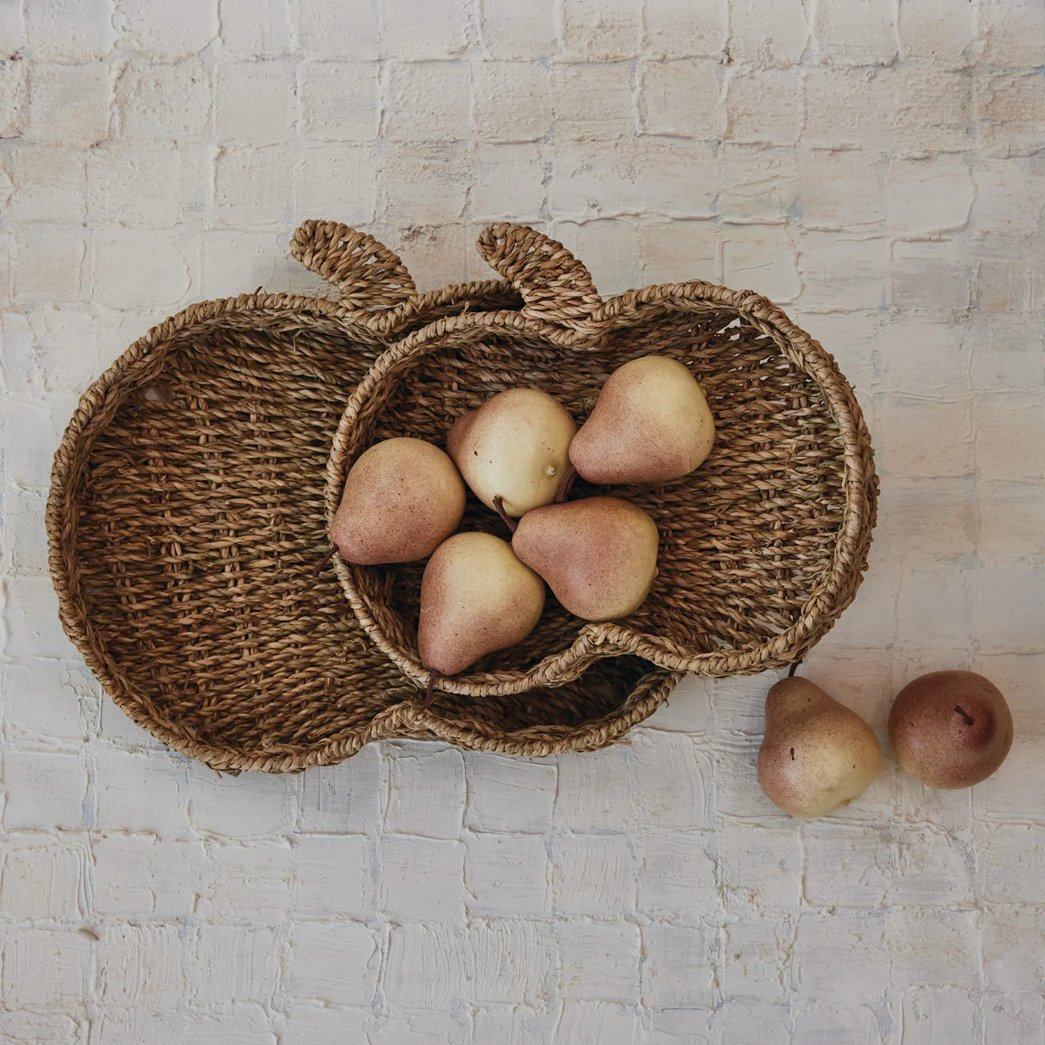 Proven Hand-Woven Seagrass Pumpkin Tray Fast