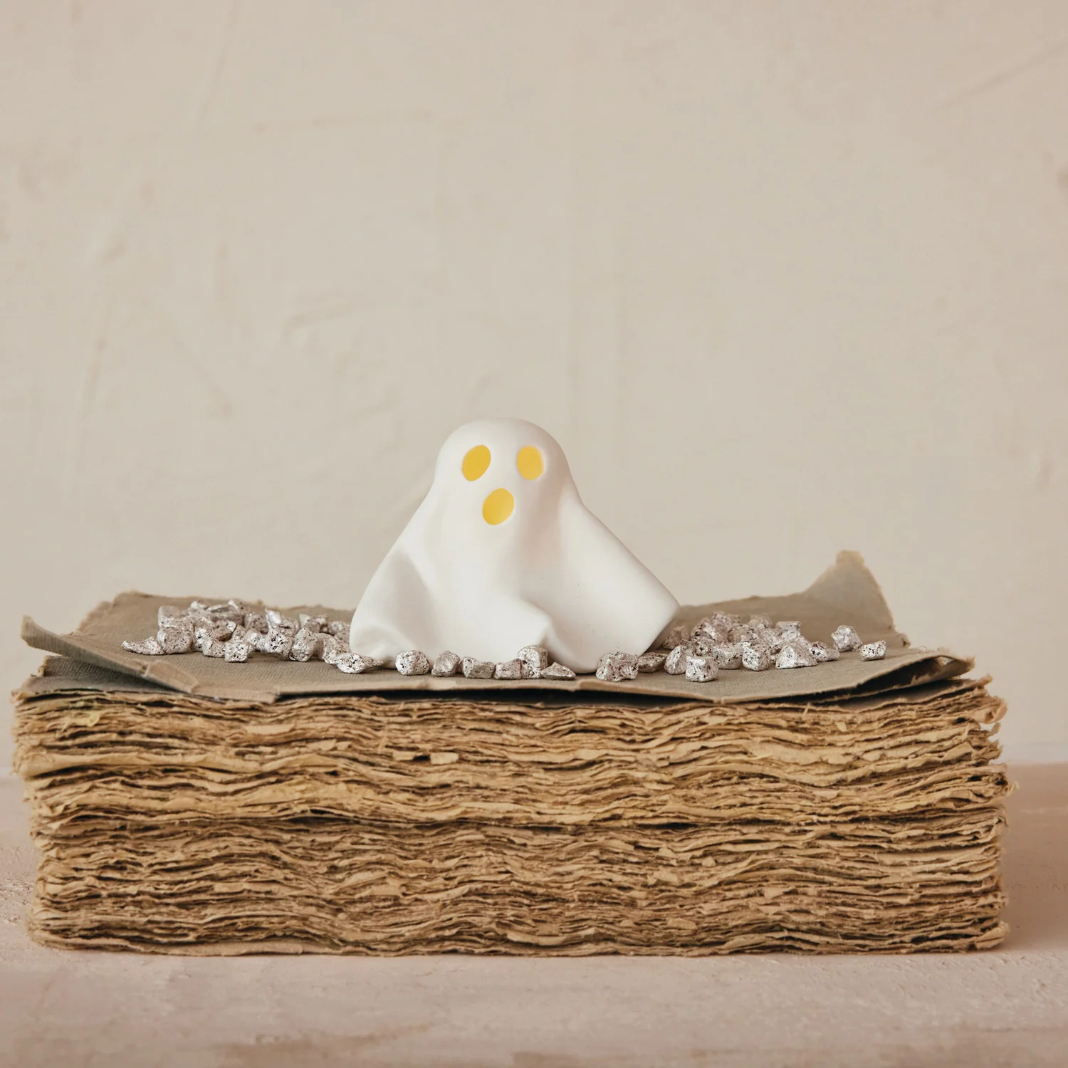 Classic Lighted Stoneware Ghost Smooth