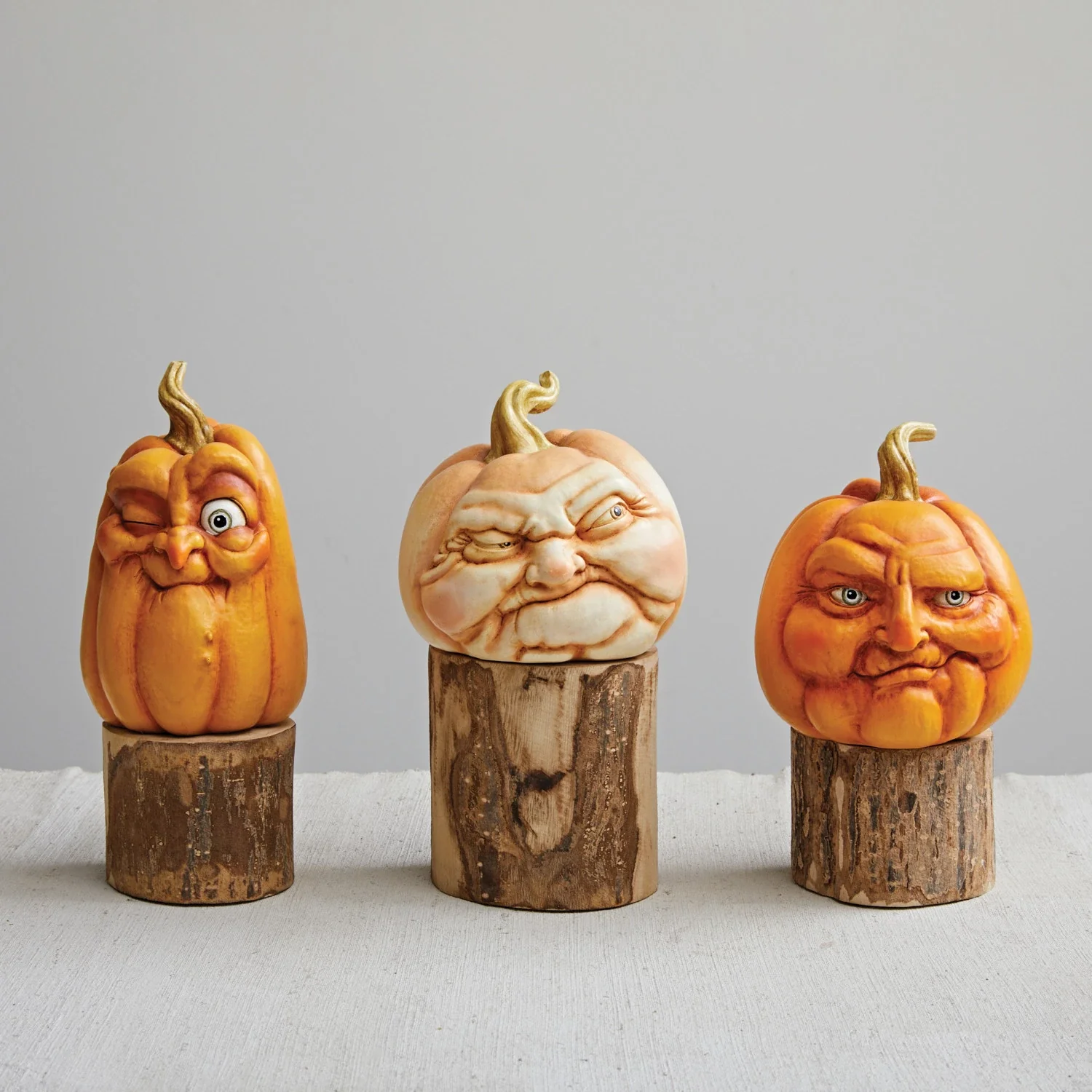 Detailed Pumpkins with Funny Face Official