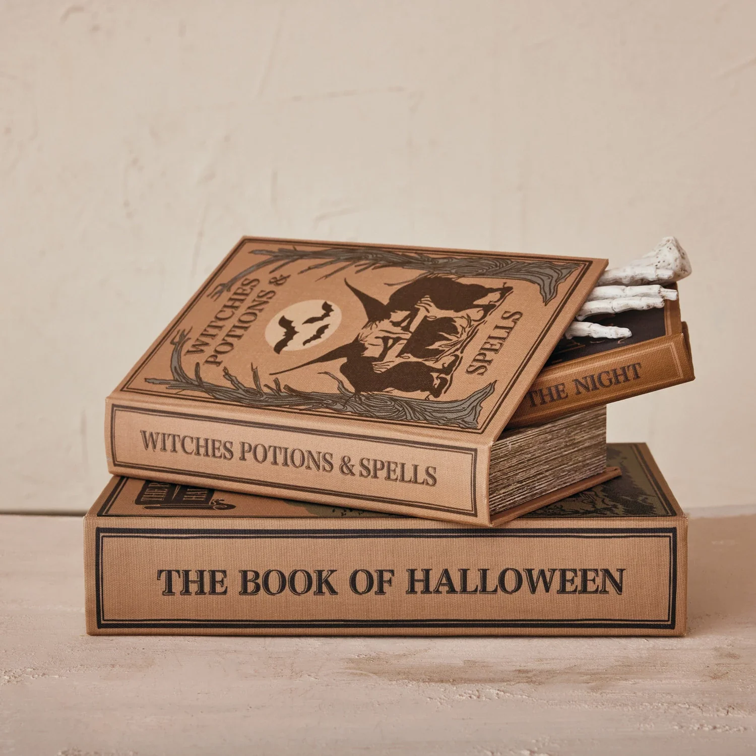 Classic Halloween Book Storage Boxes Sustainable