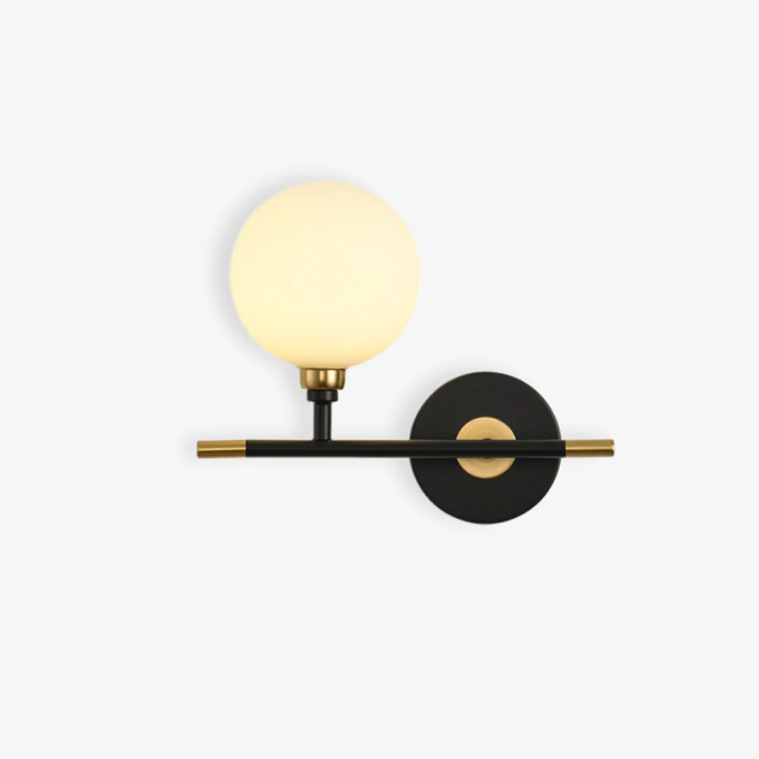 Crafted American Single Head Wall Lamp Natural
