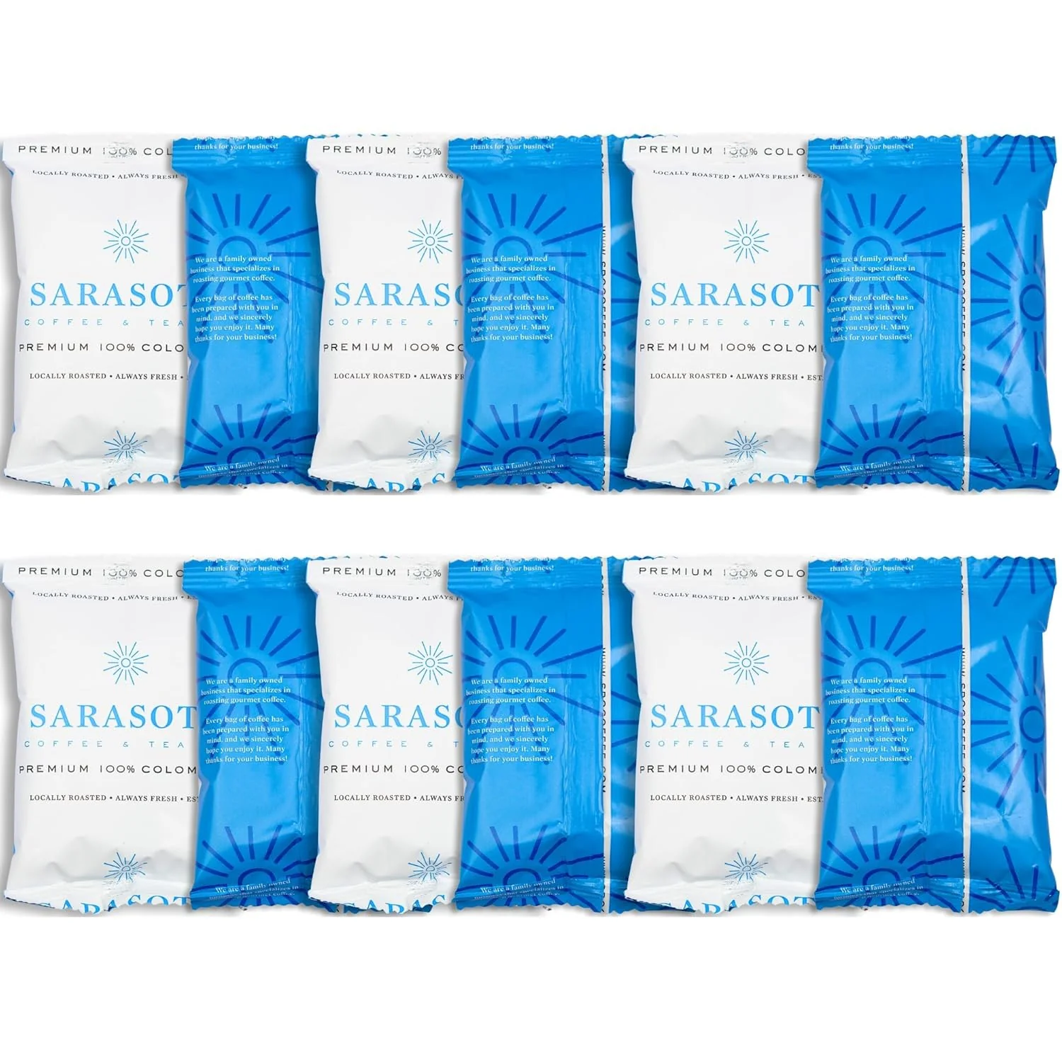 Exceptional Colombian Medium Roast Ground Coffee Packets Durable