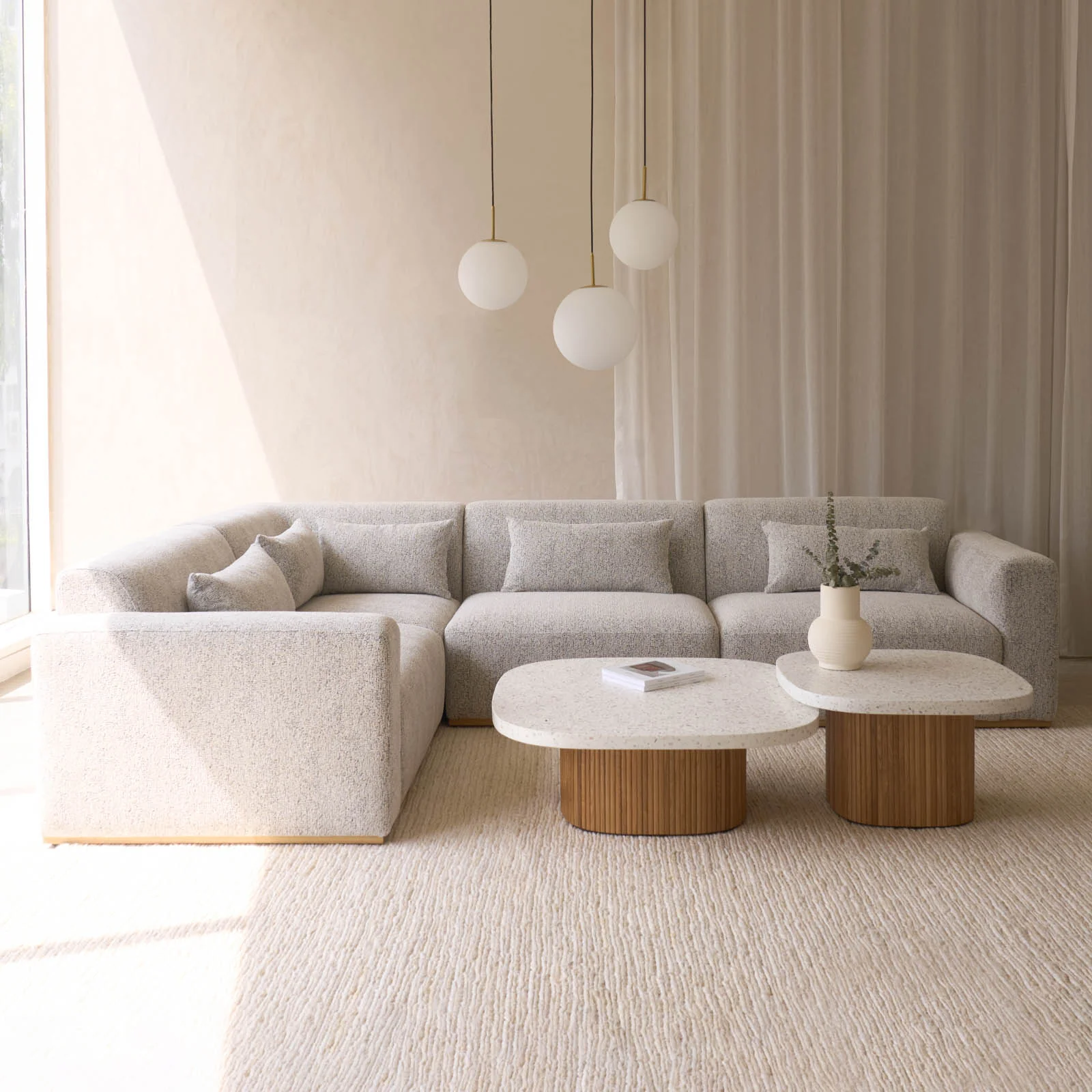 Exclusive Komo Modular Corner Sofa Asgard 321 cm Convenient