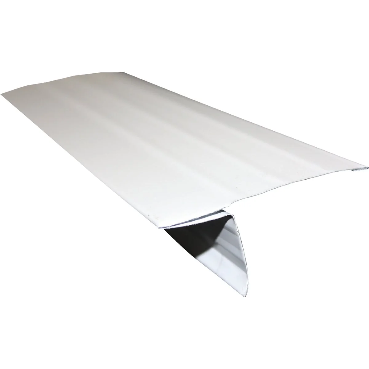 High-Performance Klauer D5 Galvanized Steel Roof Edge Flashing with Hems Brown Solid