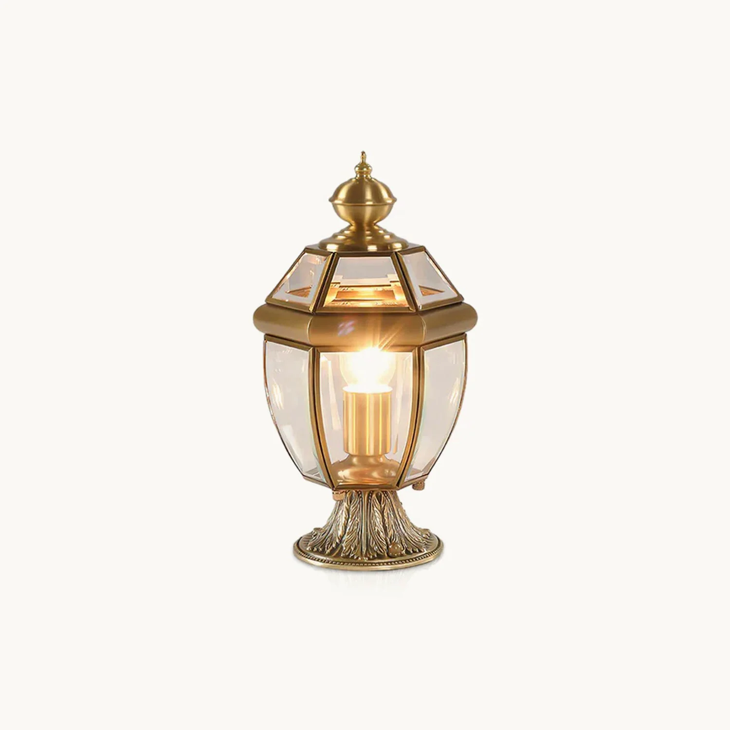 Premium Material European Brass Garden Table lamp High-End