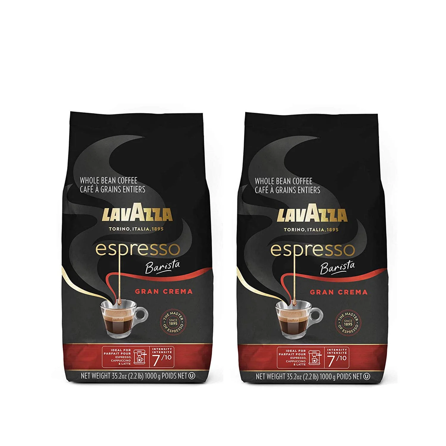 Elegant Lavazza Gran Crema Espresso 2.2-Pound – Pack of 2 Stylish