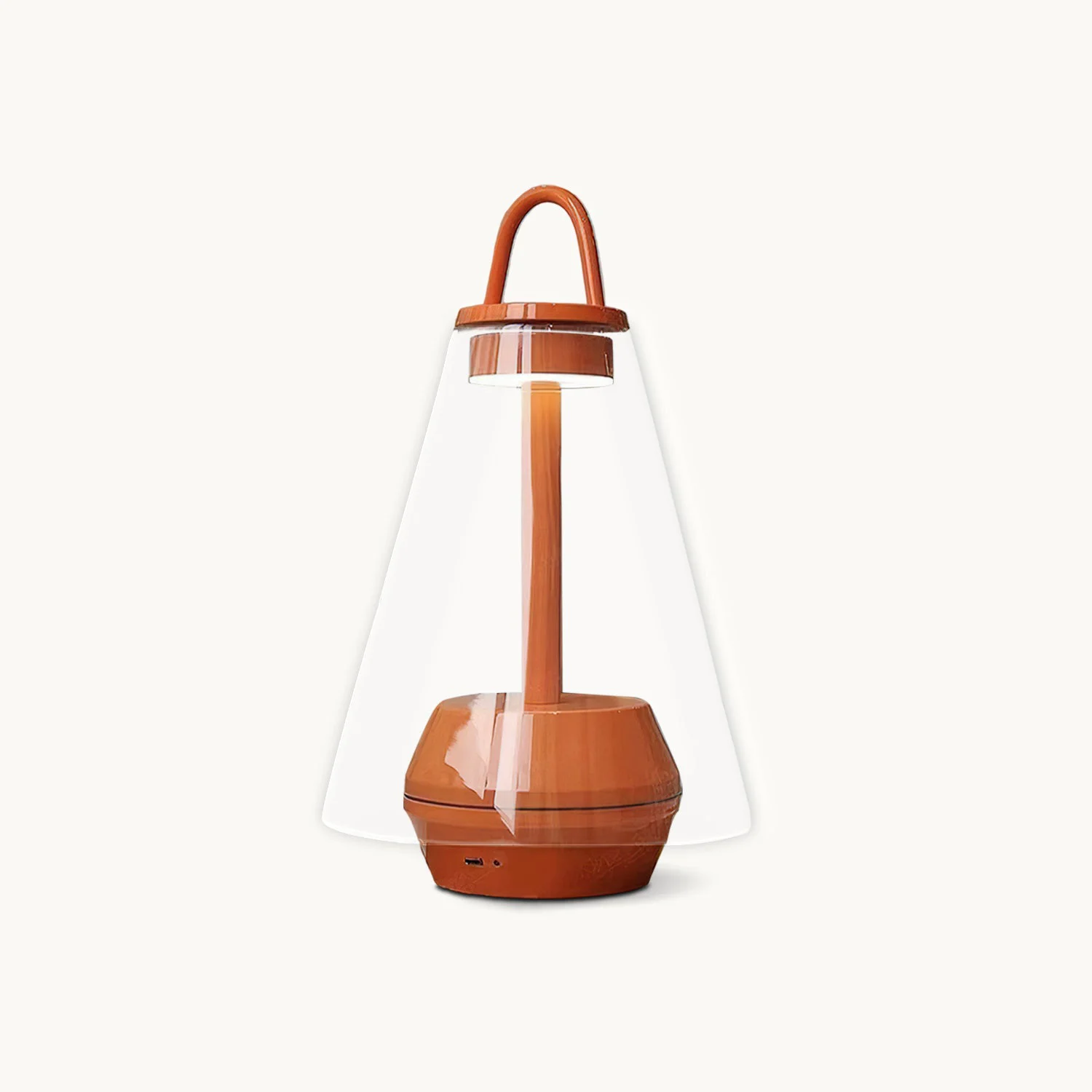 Minimalist Shuttle Built-in Battery Table Lamp Premium Material