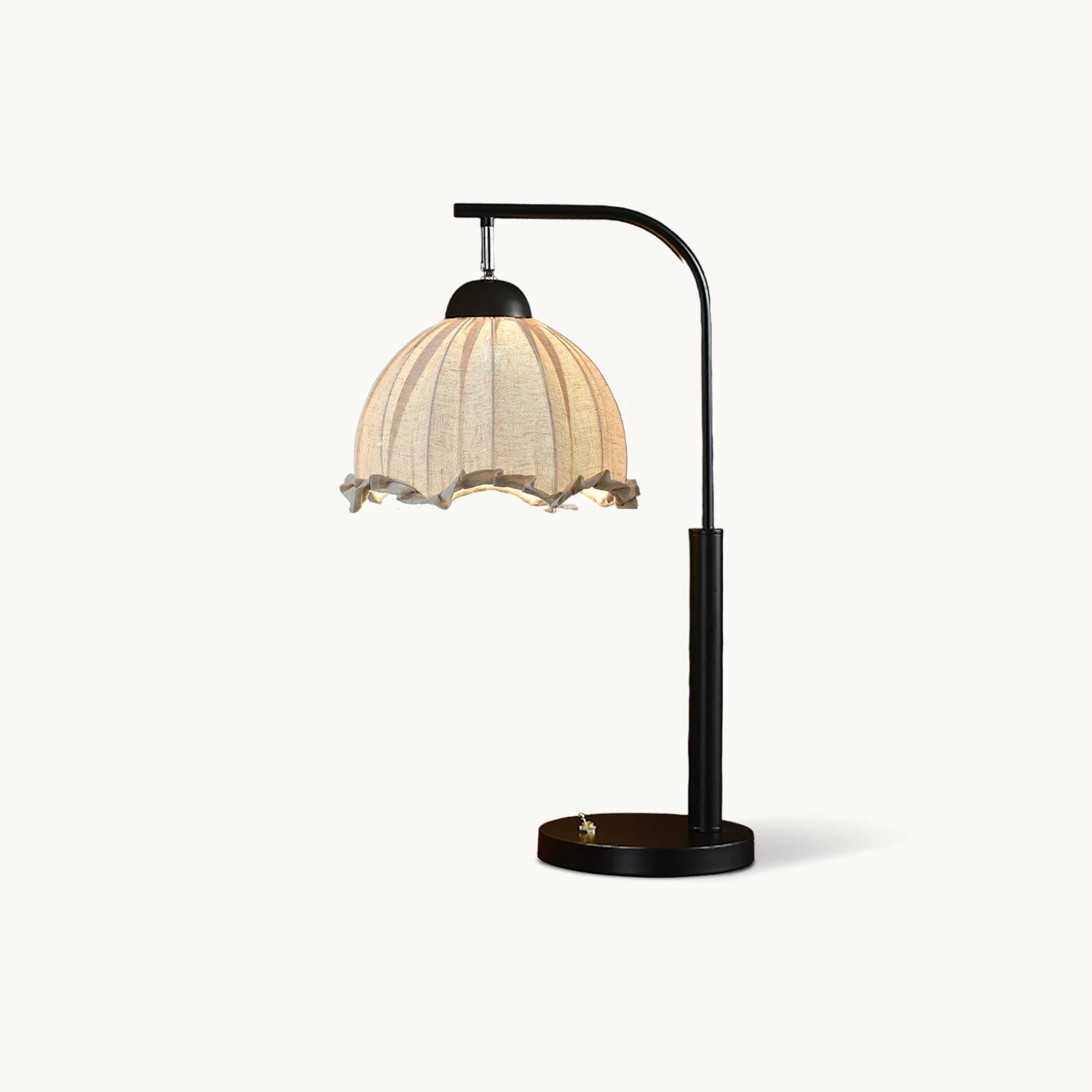 High-Performance Ruffle Retro Table Lamp Artisan