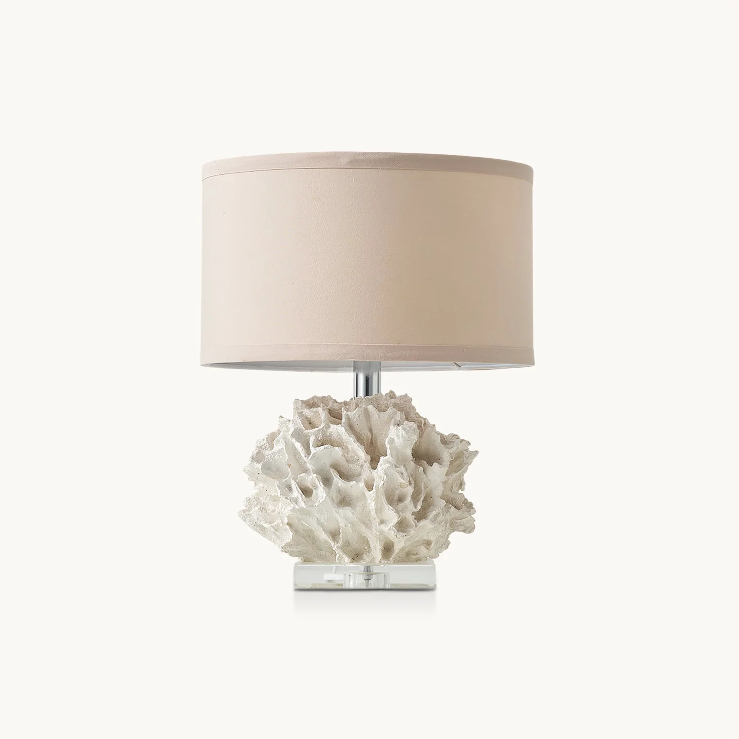 Fine Caribbean Coral Table Lamp Lightweight
