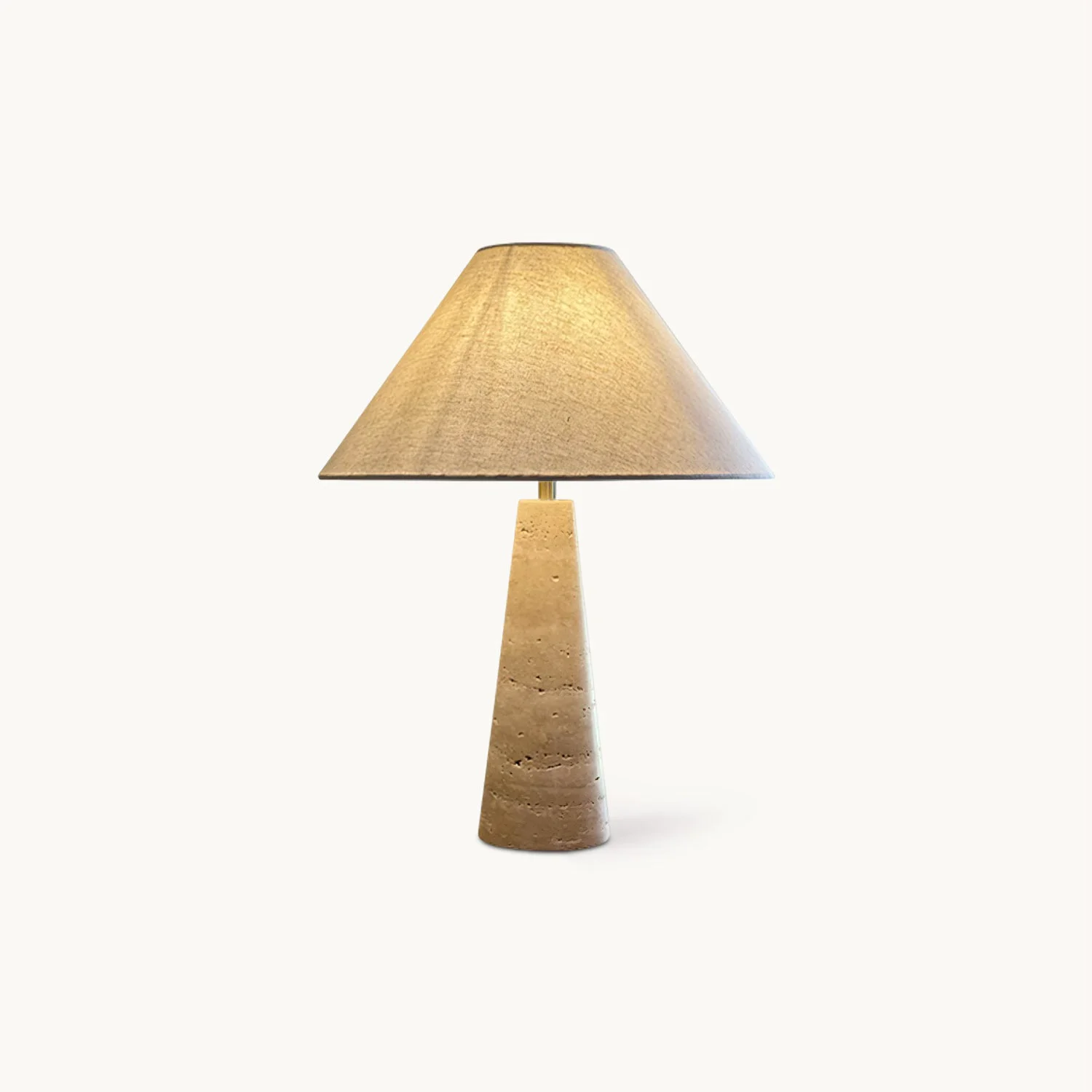 Stylish Butler Travertine Table Lamp Top-Quality