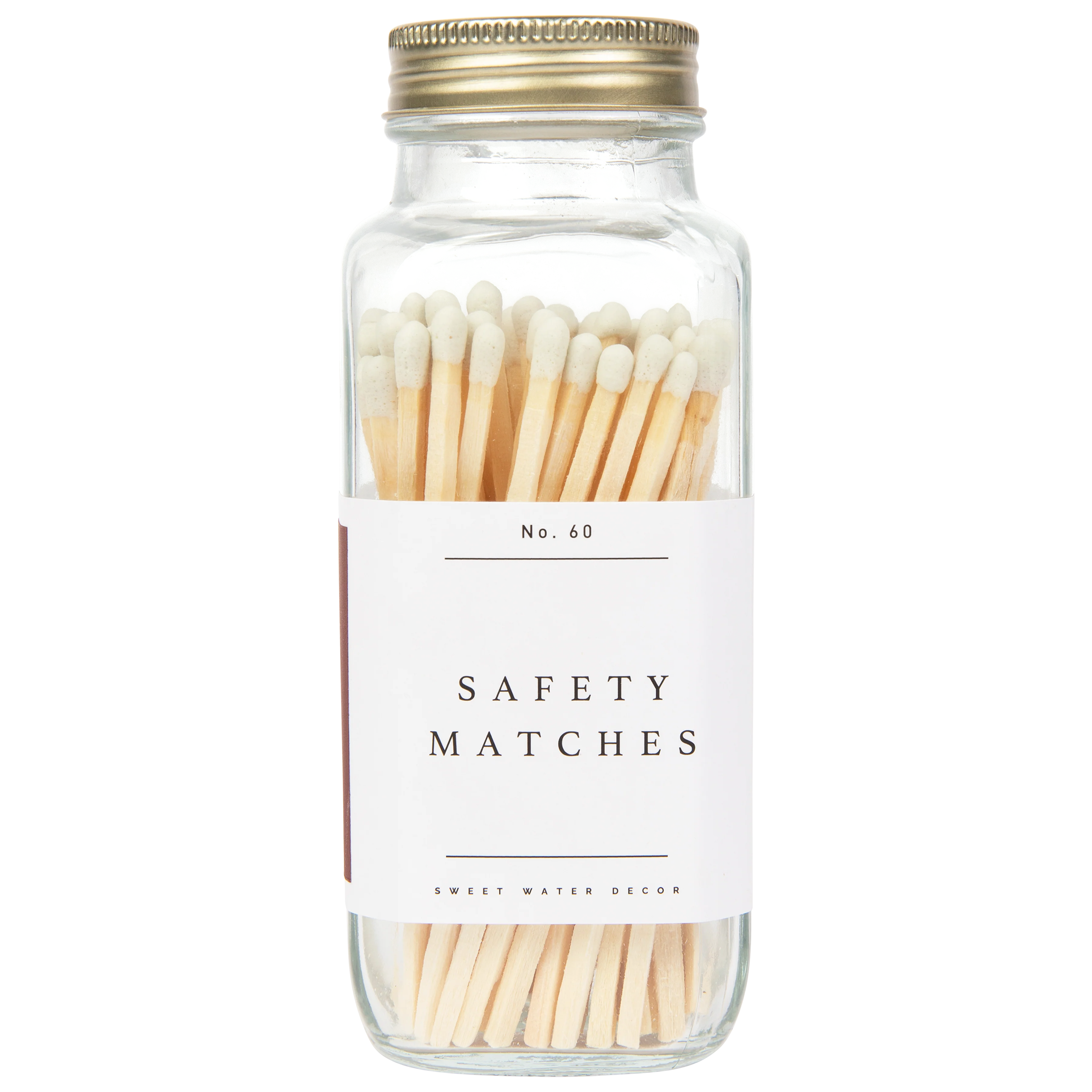 Modern White Tip Safety Matches – 60 Count 3.75 Sophisticated