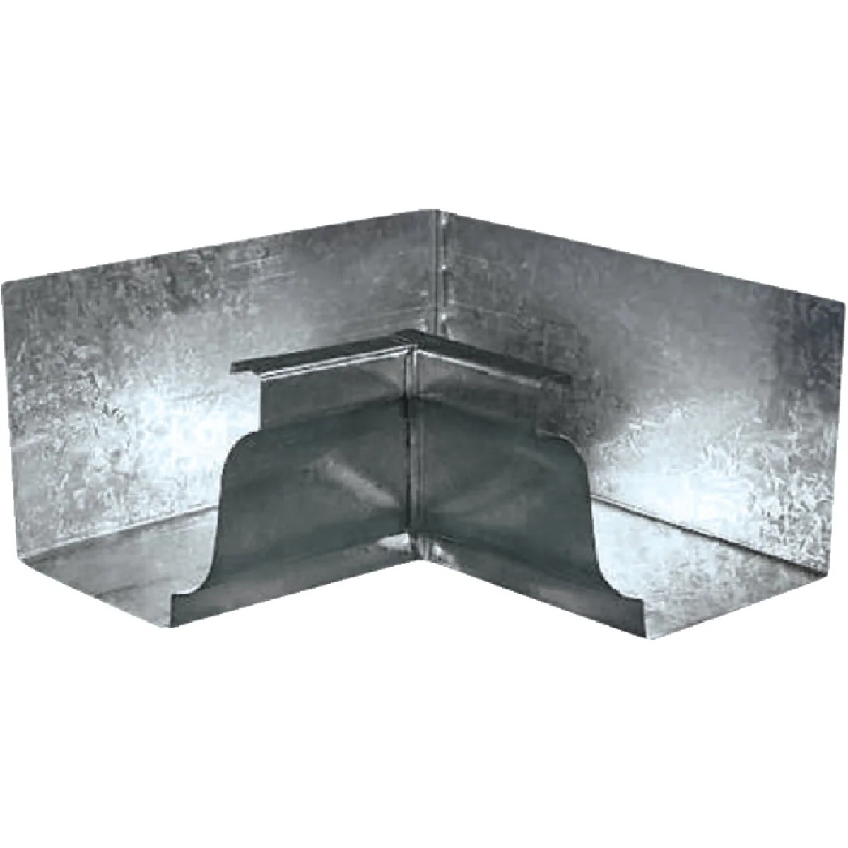 Easy-to-Use Amerimax 5 In. Galvanized Mitre Gutter Inside Corner Traditional