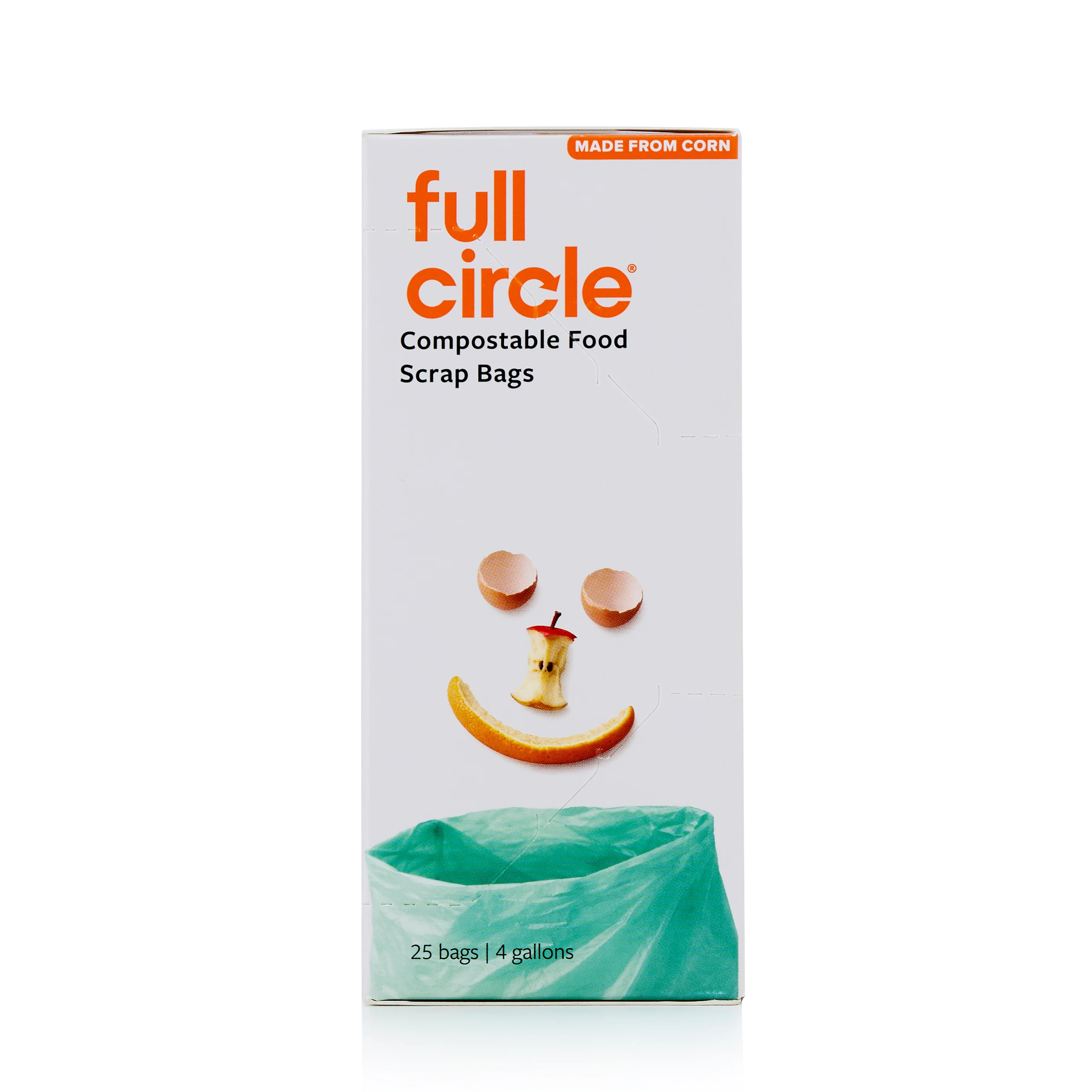 Smooth Full Circle Compostable Food Scrap Bags – 4-Gallon Outstanding