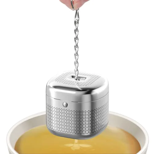 High-End 2 Pack 304 Stainless Steel Tea Infuser for Loose Leaf Tea 2 Count Eco-Friendly