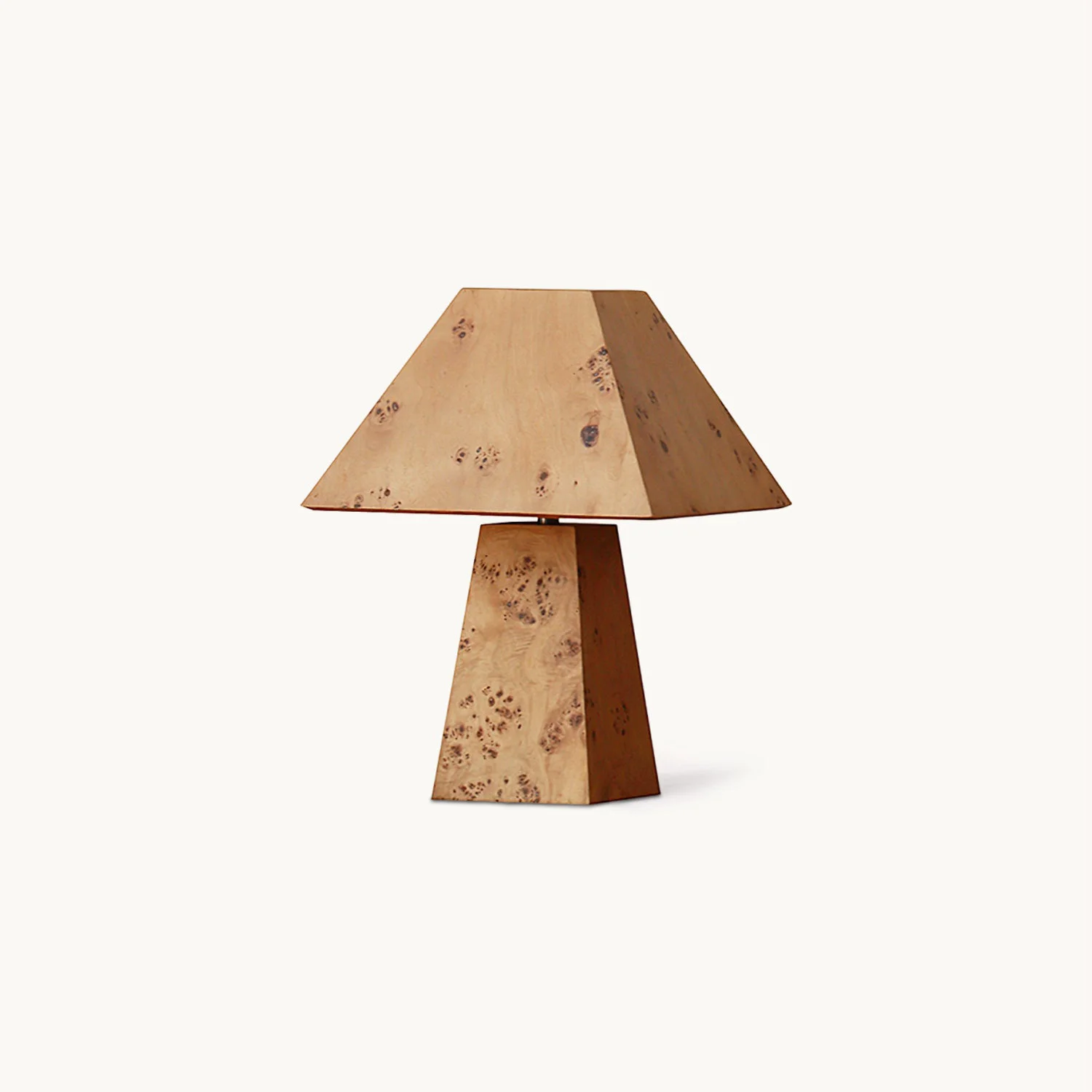Breathable Clburl Burl Wood Table Lamp Dependable