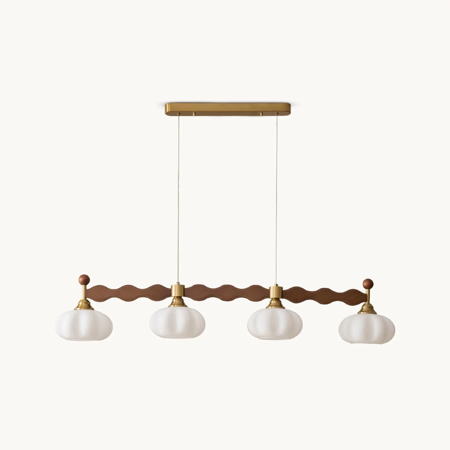 High-End Ribera Linear Pendant Lamp Pure