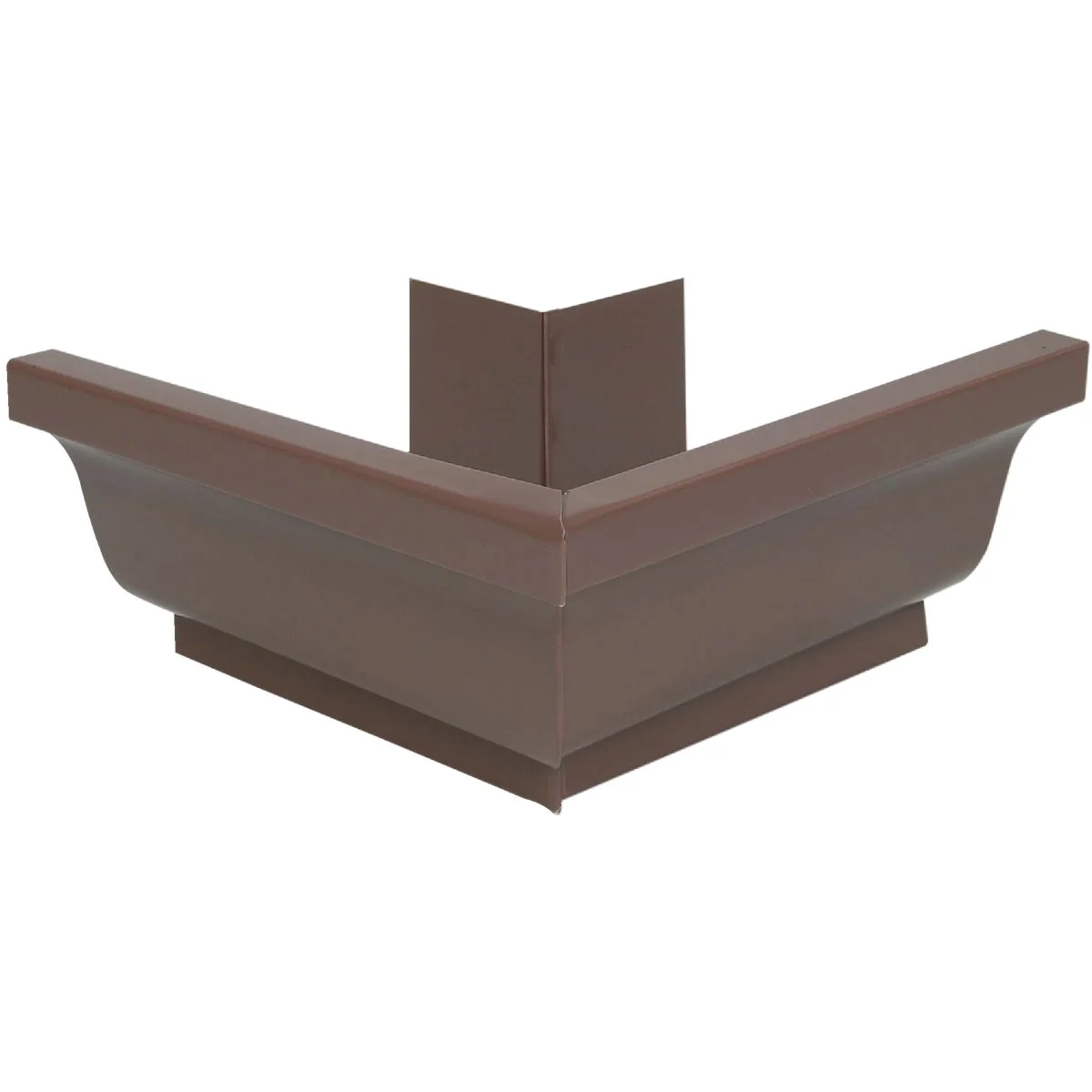 User-Friendly Amerimax 5 In. Galvanized Brown Mitre Gutter Outside Corner Unique