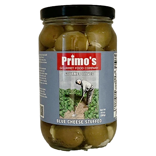 Environmentally Friendly Primo’s Gourmet Blue Cheese Stuffed Olives Official