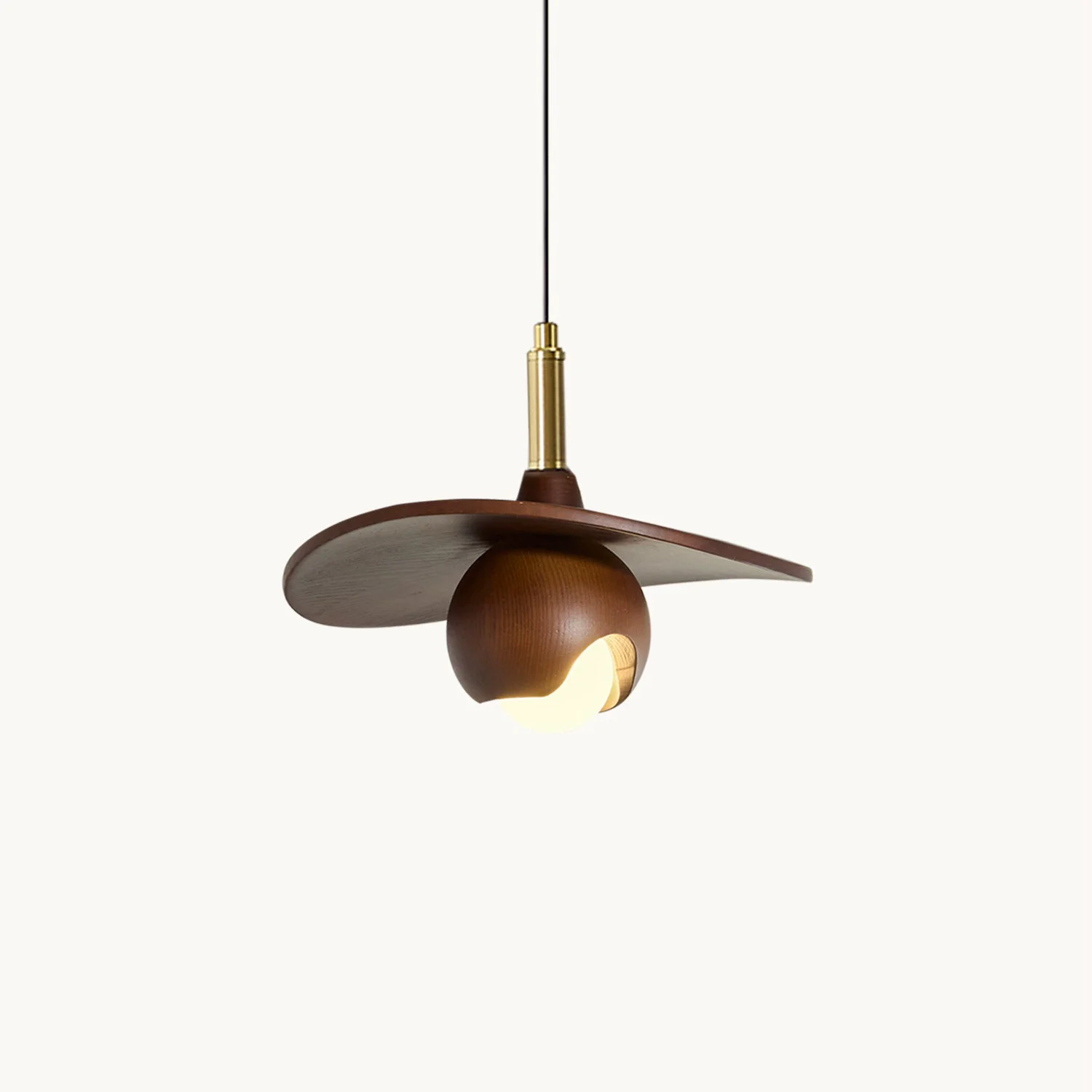 Relaxed Ebern Wood Pendant Lamp Easy-to-Use