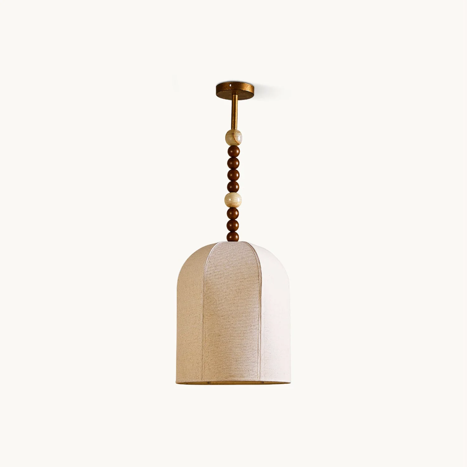 Contemporary Vanora Beaded Pendant Lamp Detailed