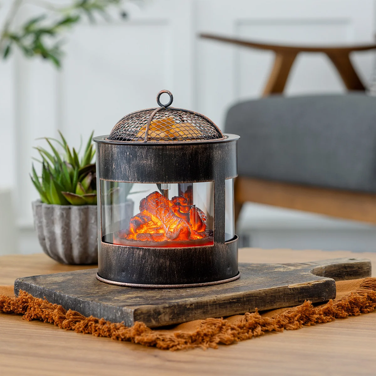 Prestigious Fire Pit Fragrance Warmer Authentic