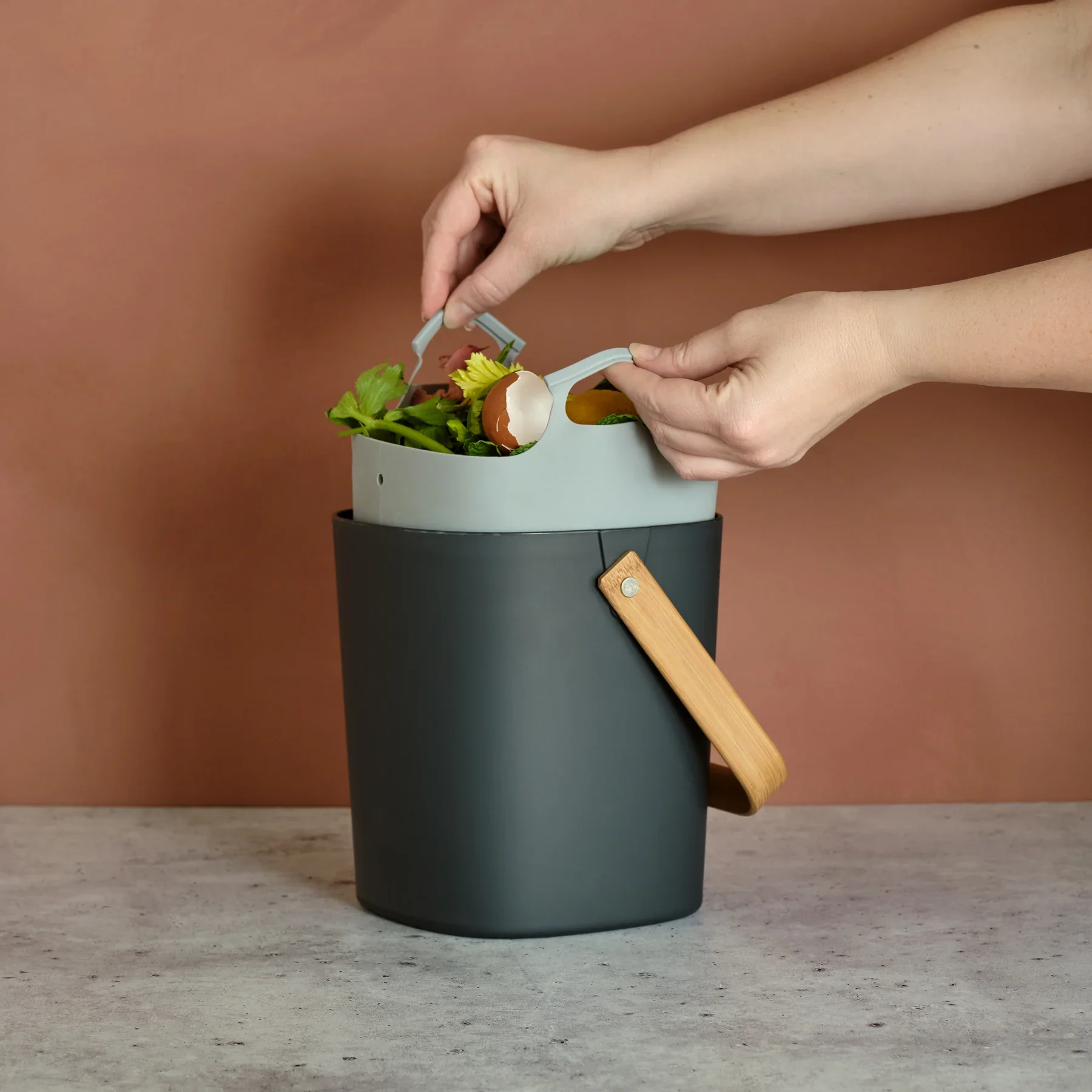 Official Astrik Kitchen Compost Bin Liner Bag Solid