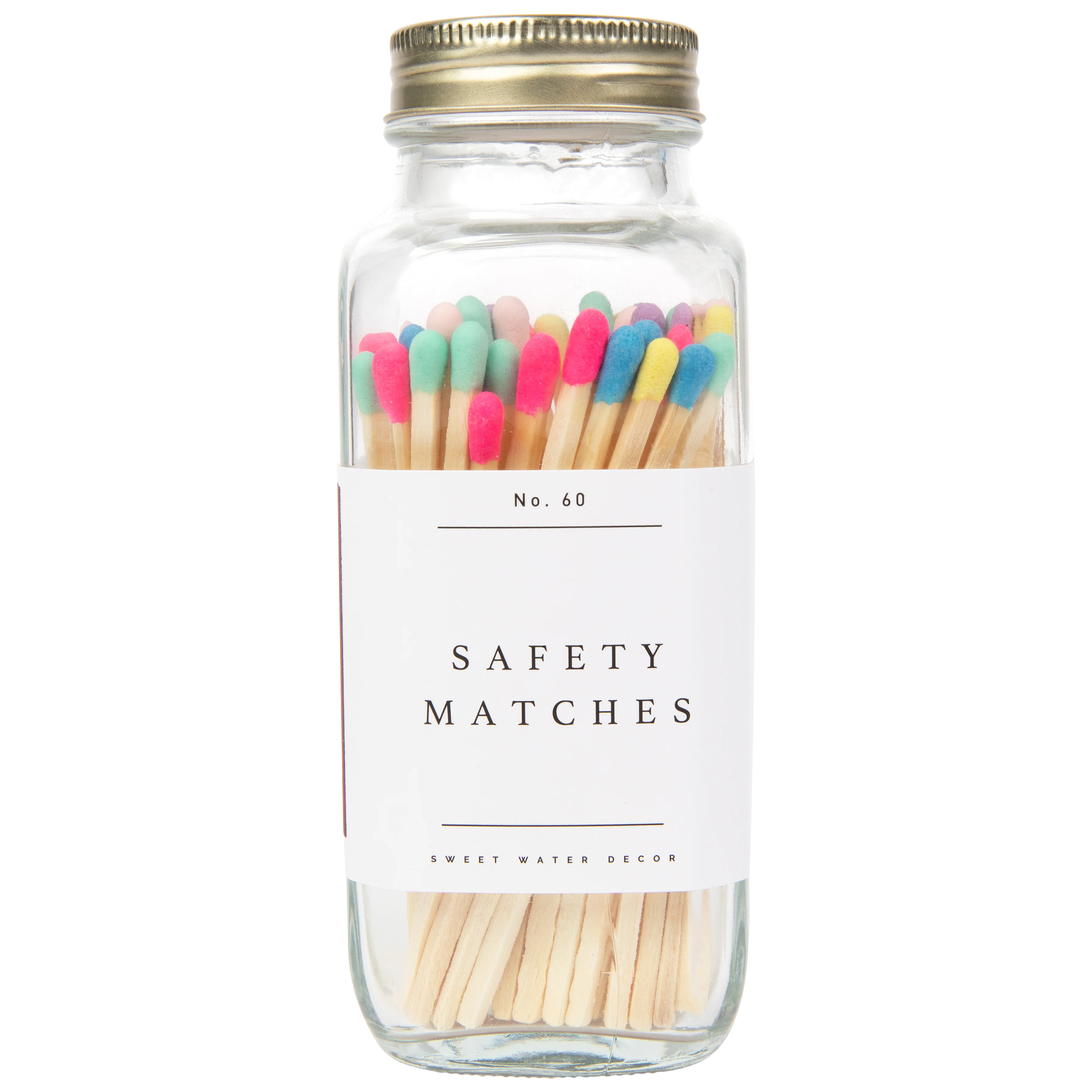 Eco-Friendly Multicolor Rainbow Safety Matches – 60 Count 3.75 Specialty