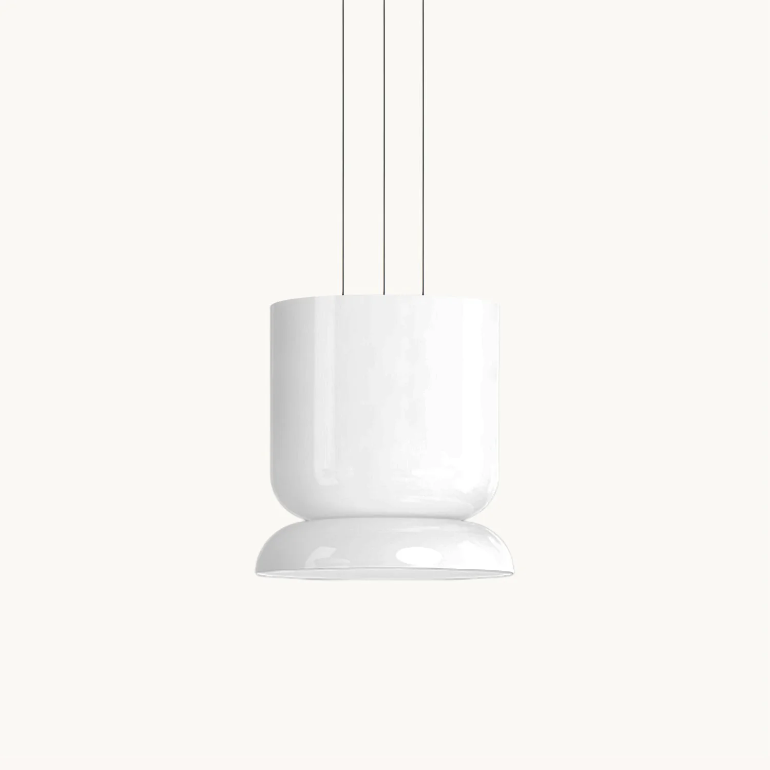 Crafted Alba LED Glass Pendant Lamp Expertly Made