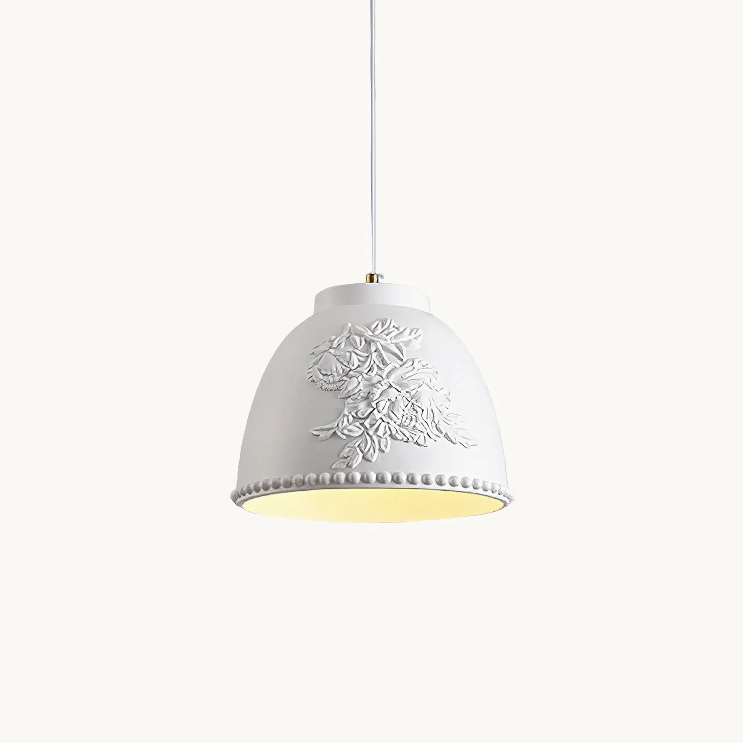 Carefully Designed Carved Resin Pendant Light Comfortable