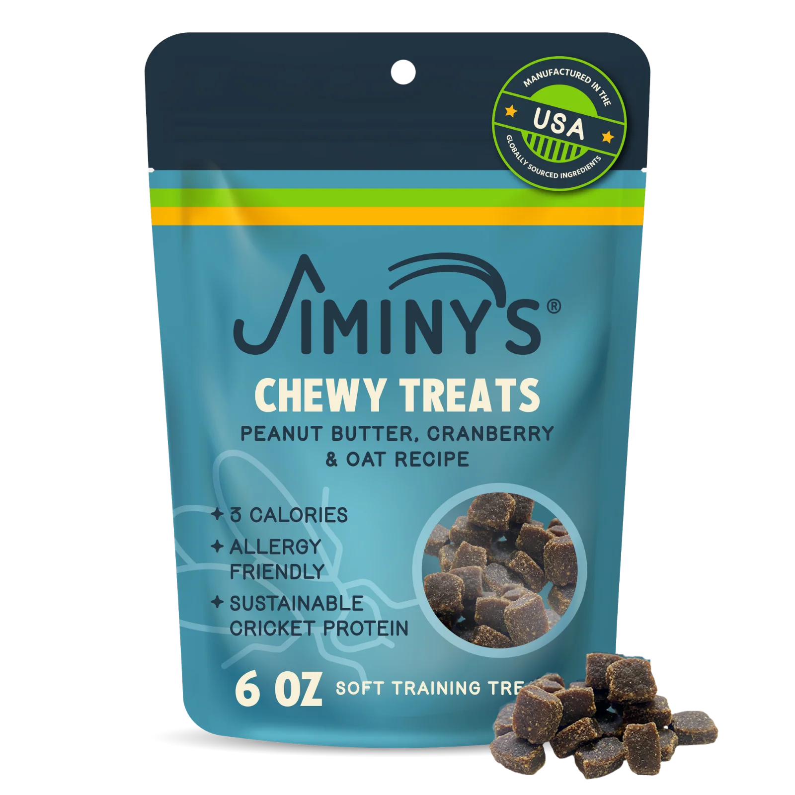 Refined Jiminy’s Chewy Peanut Butter Cranberry Training Treats Genuine