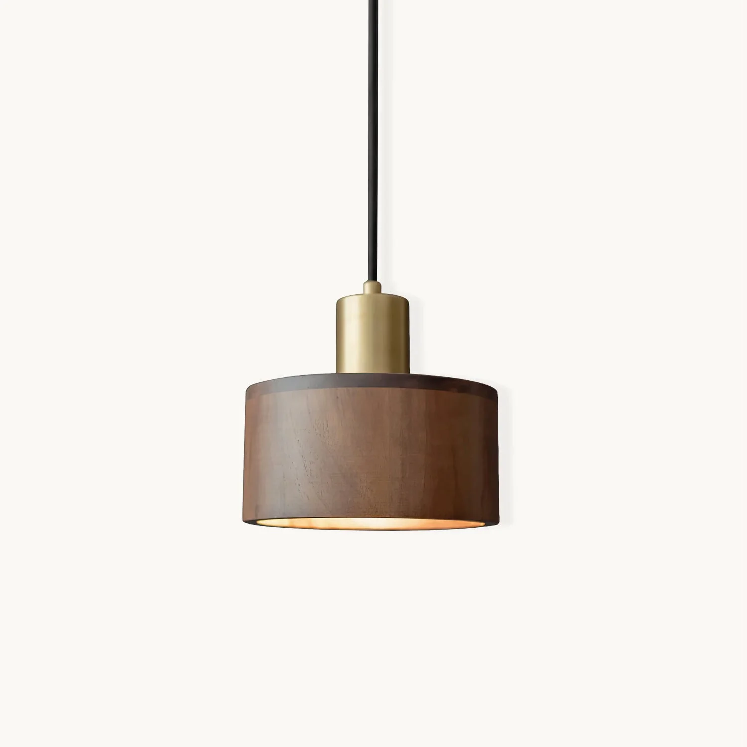 Minimalist Shinki Walnut Pendant Light Sophisticated
