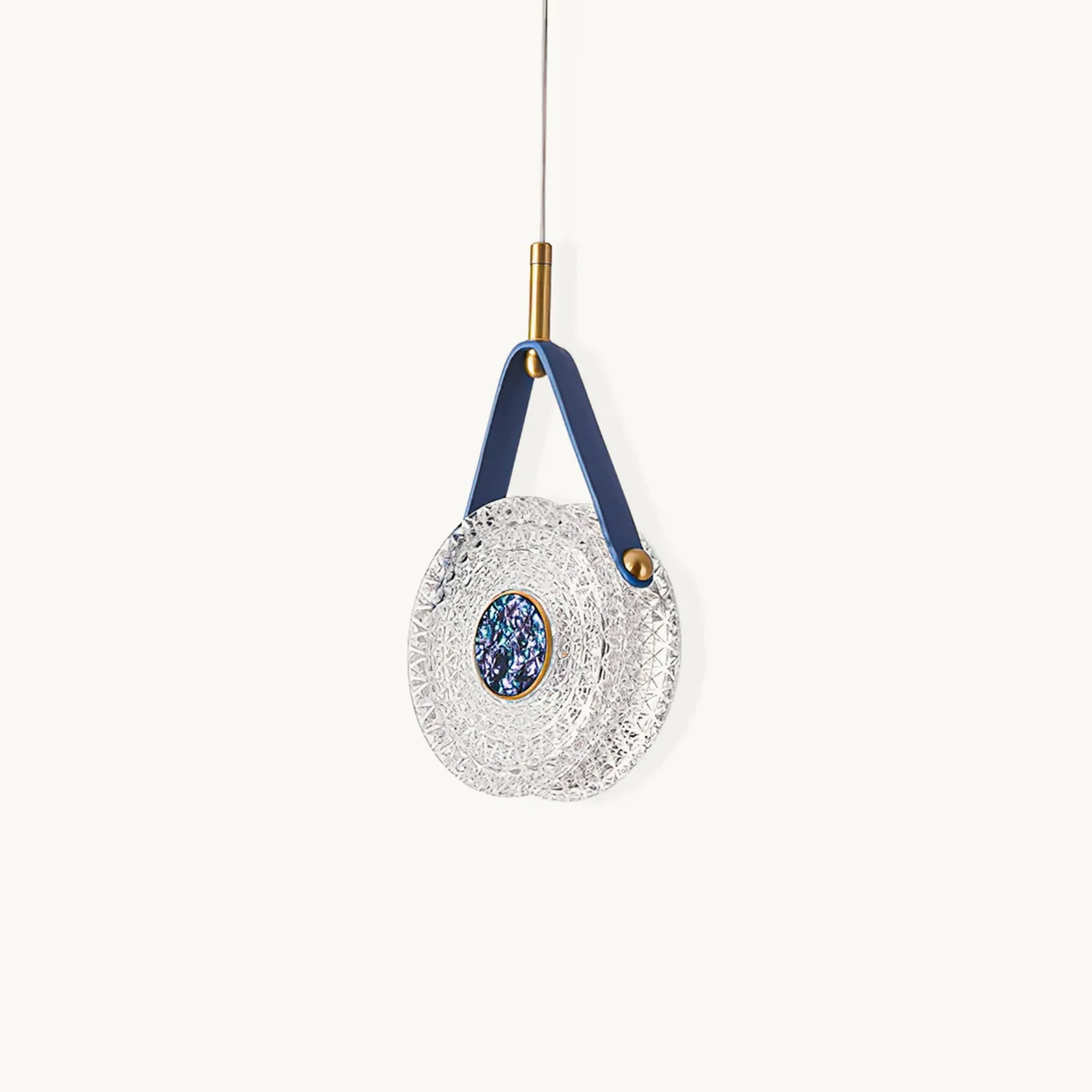 Natural Gong Pendant Light Reusable