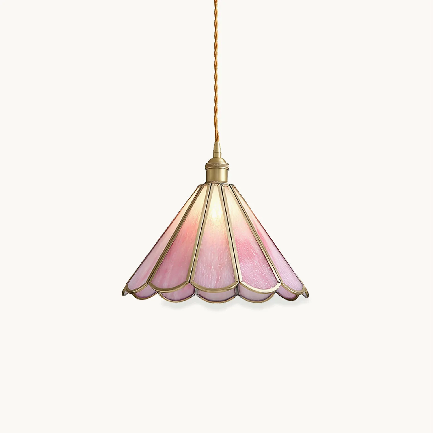 Clean Romantic Luxury Glass Pendant Lamp Long-Lasting