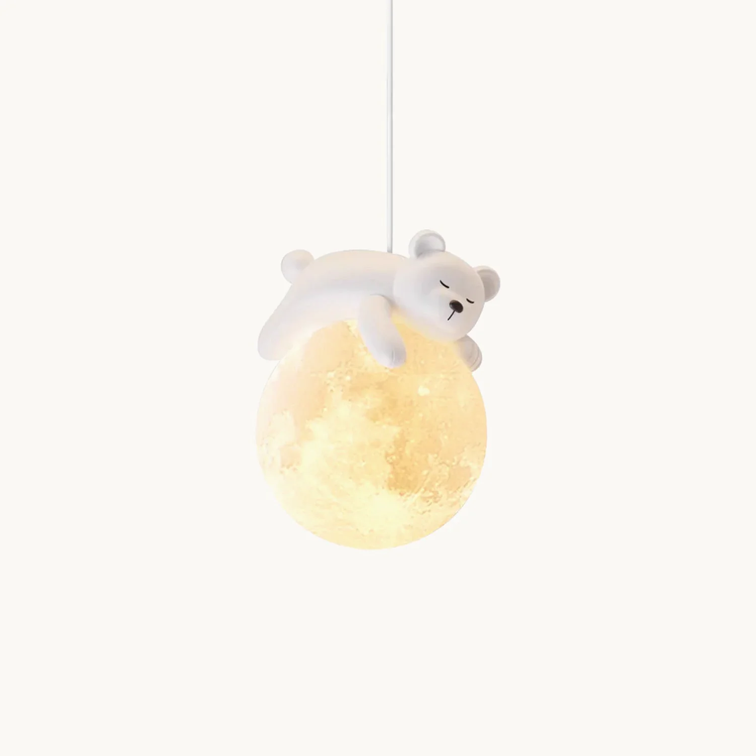 Flexible Cream Style Animal Pendant Lamp User-Friendly