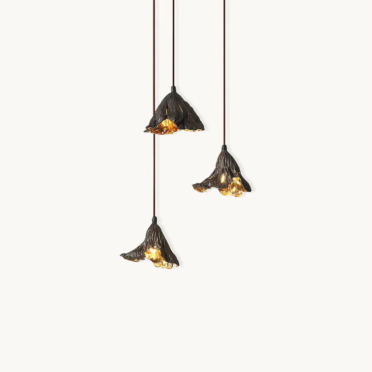 Authentic Withered Lotus Leaf Pendant Lamp Powerful