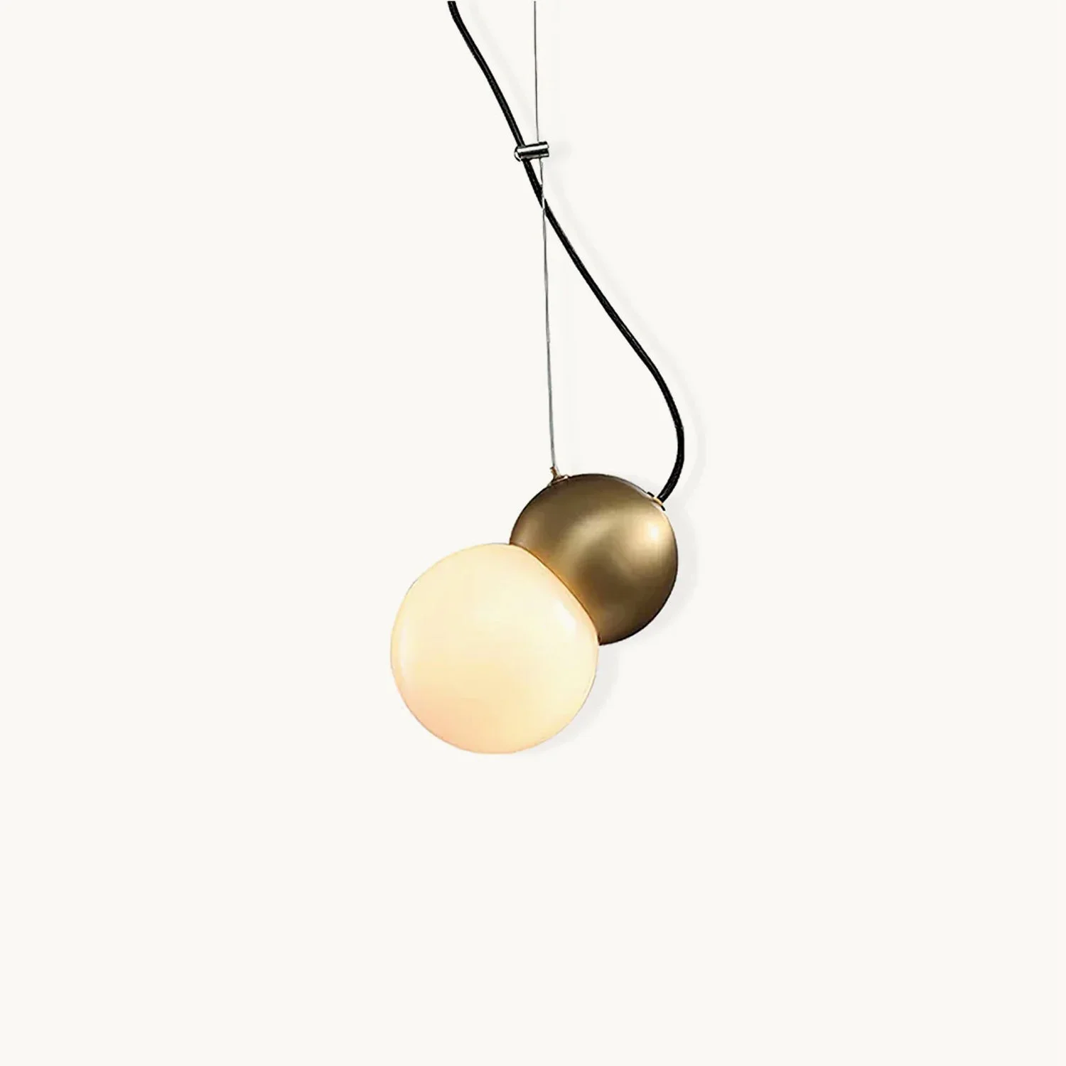 Pure Ball Brass Pendant Lamp Authentic