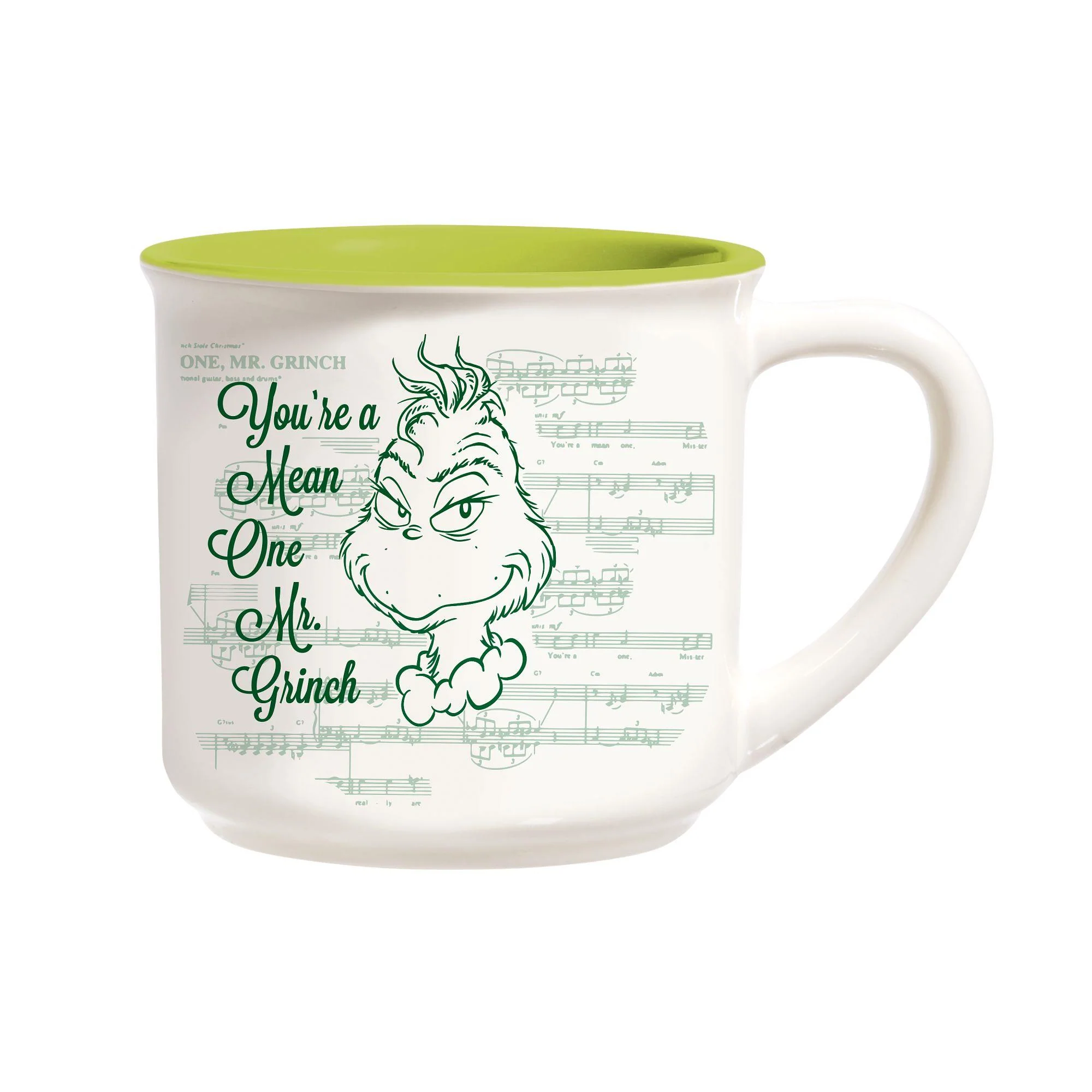 Elegant Grinch Mug You’re a mean one 18 oz Eco-Friendly